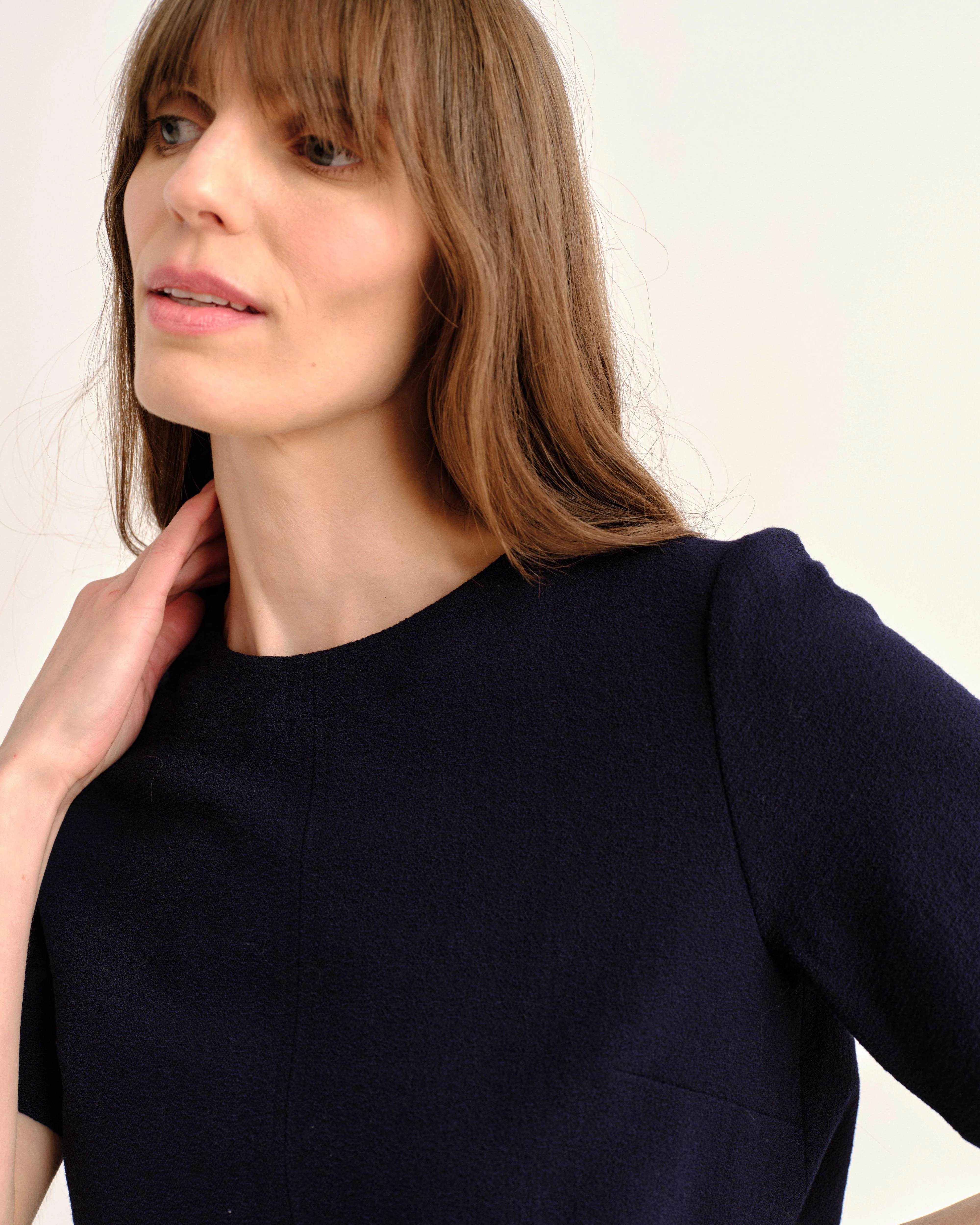 Cartolina - SP26 Chloe Top - Dark Navy - Image 4