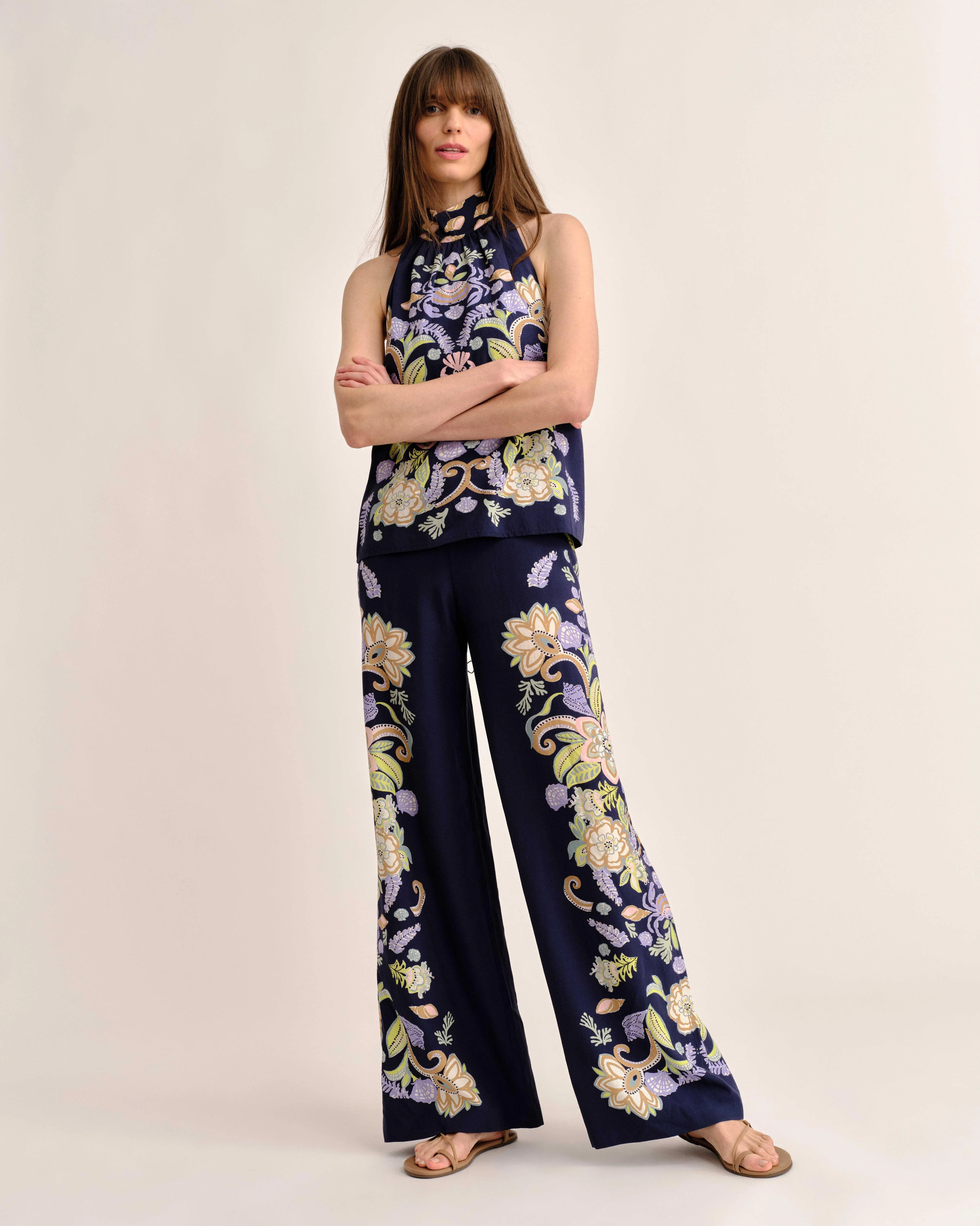 Cartolina - SP26 Legare Halter Top - Mariner's Bloom - Image 2
