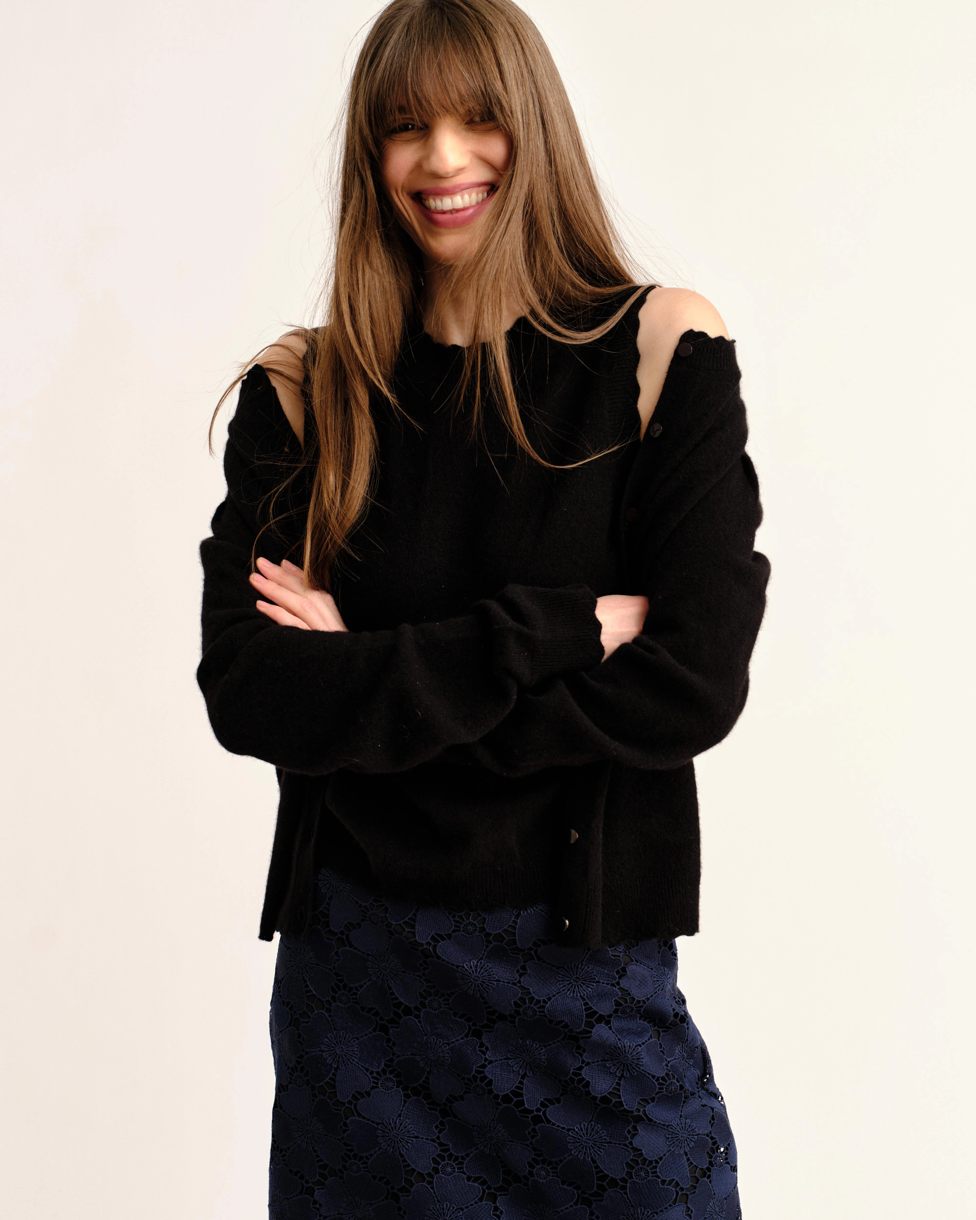 Cartolina - SP26 Lucy Ls Sweater - Noir - Image 4