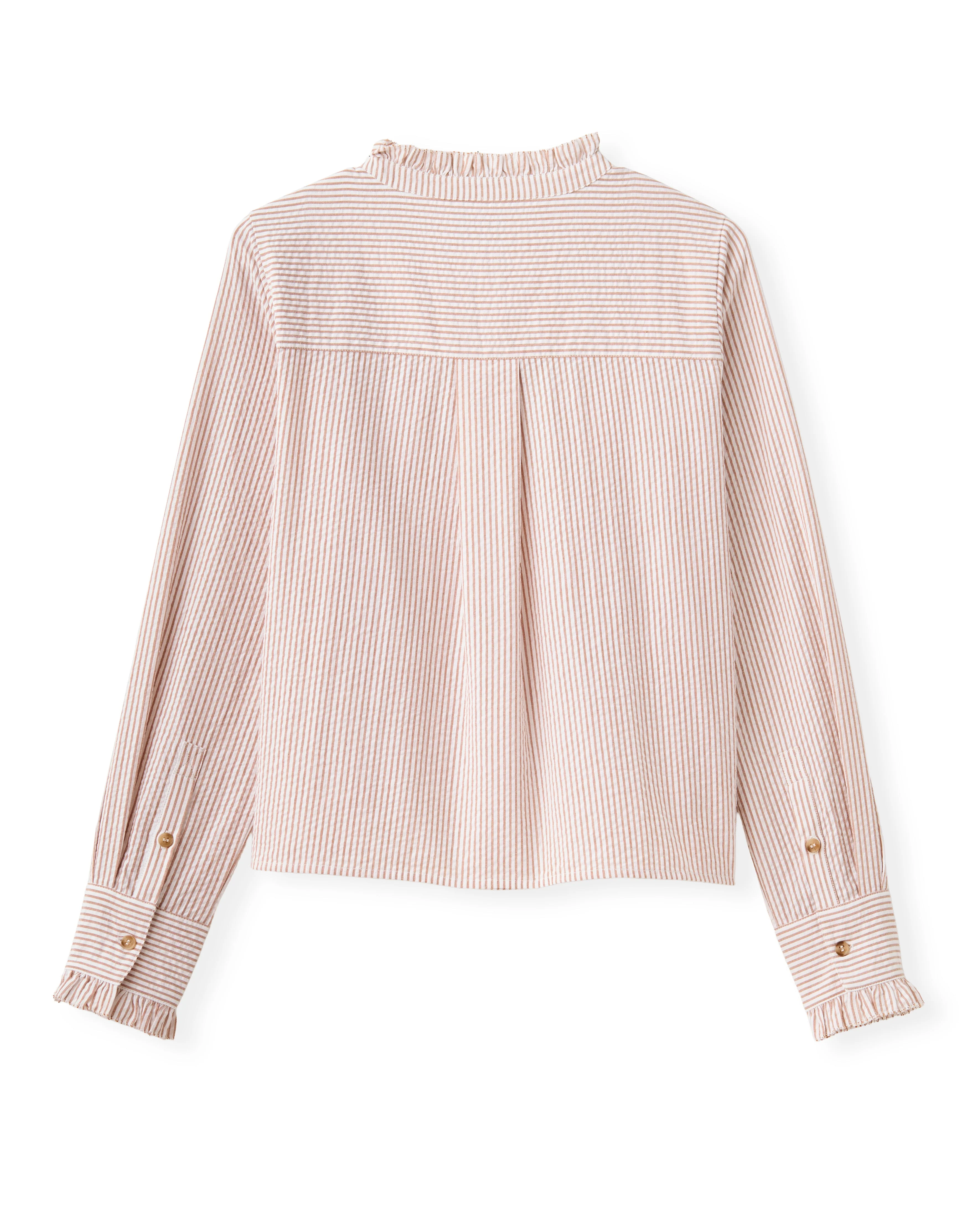 Cartolina - SP26 Percy Shirt - Camel Stripe - Image 5