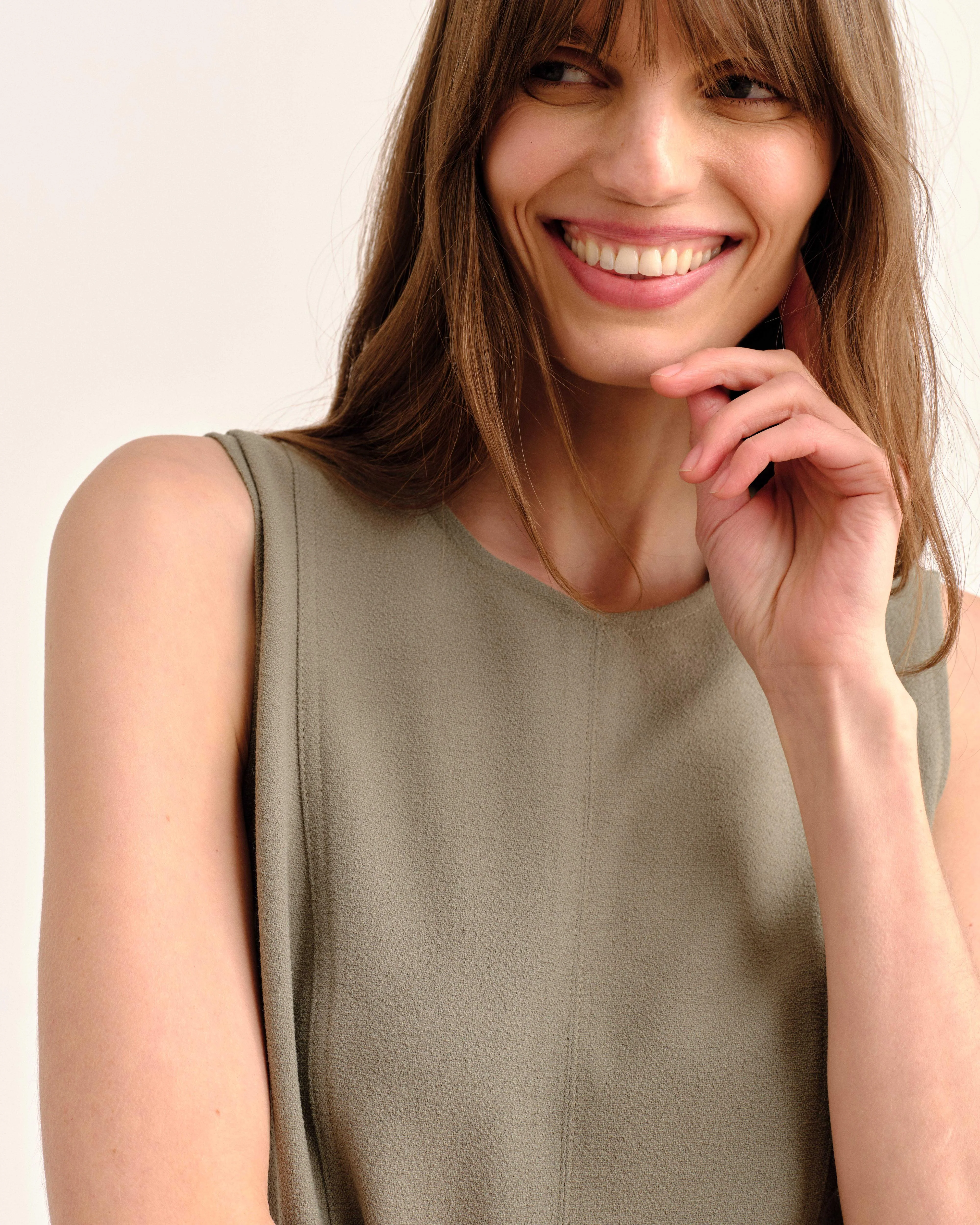 Cartolina - SP26 Rain Midi Dress - Moss - Image 4