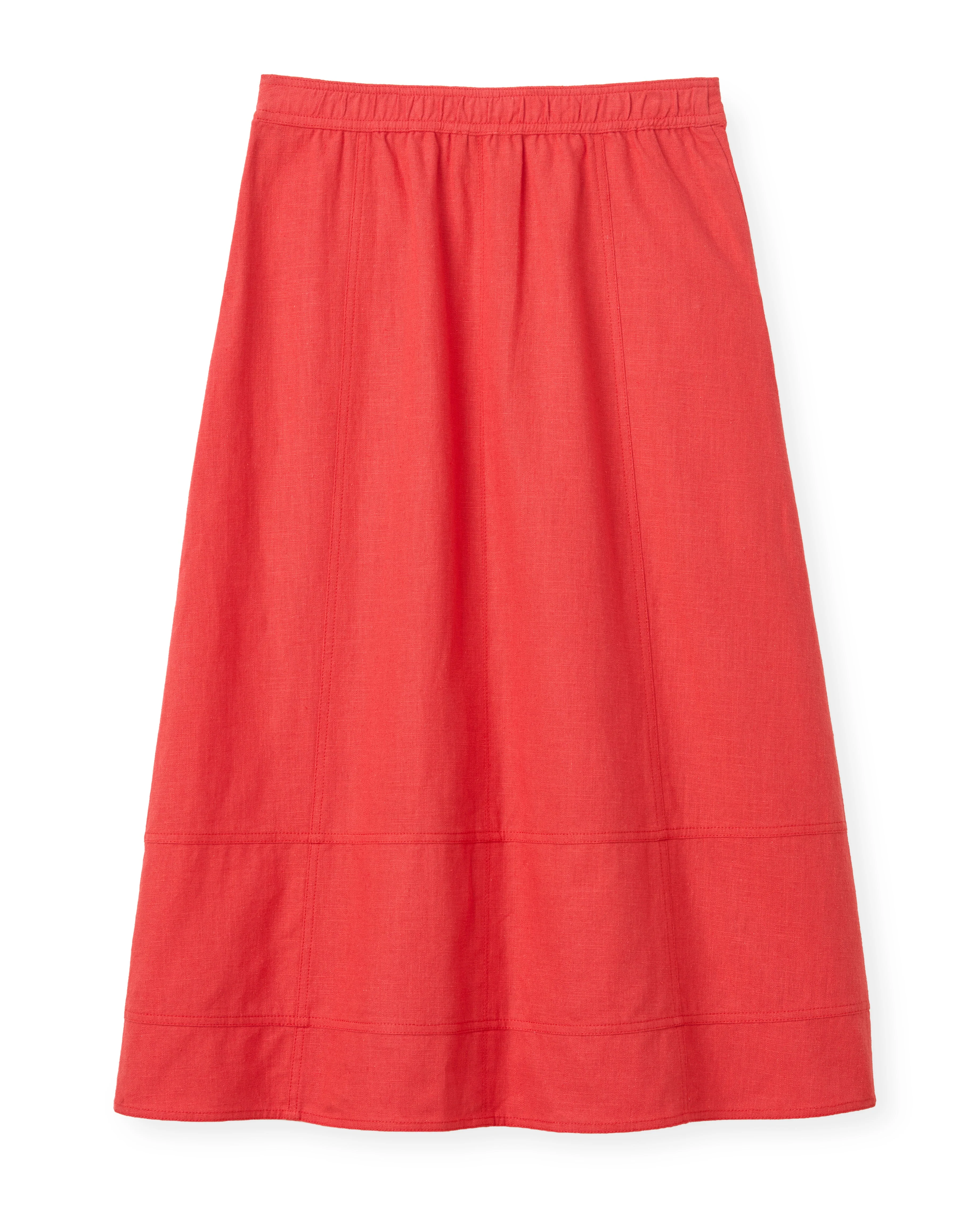 Cartolina - SU26 Alice Button Skirt - Poppy - Image 6