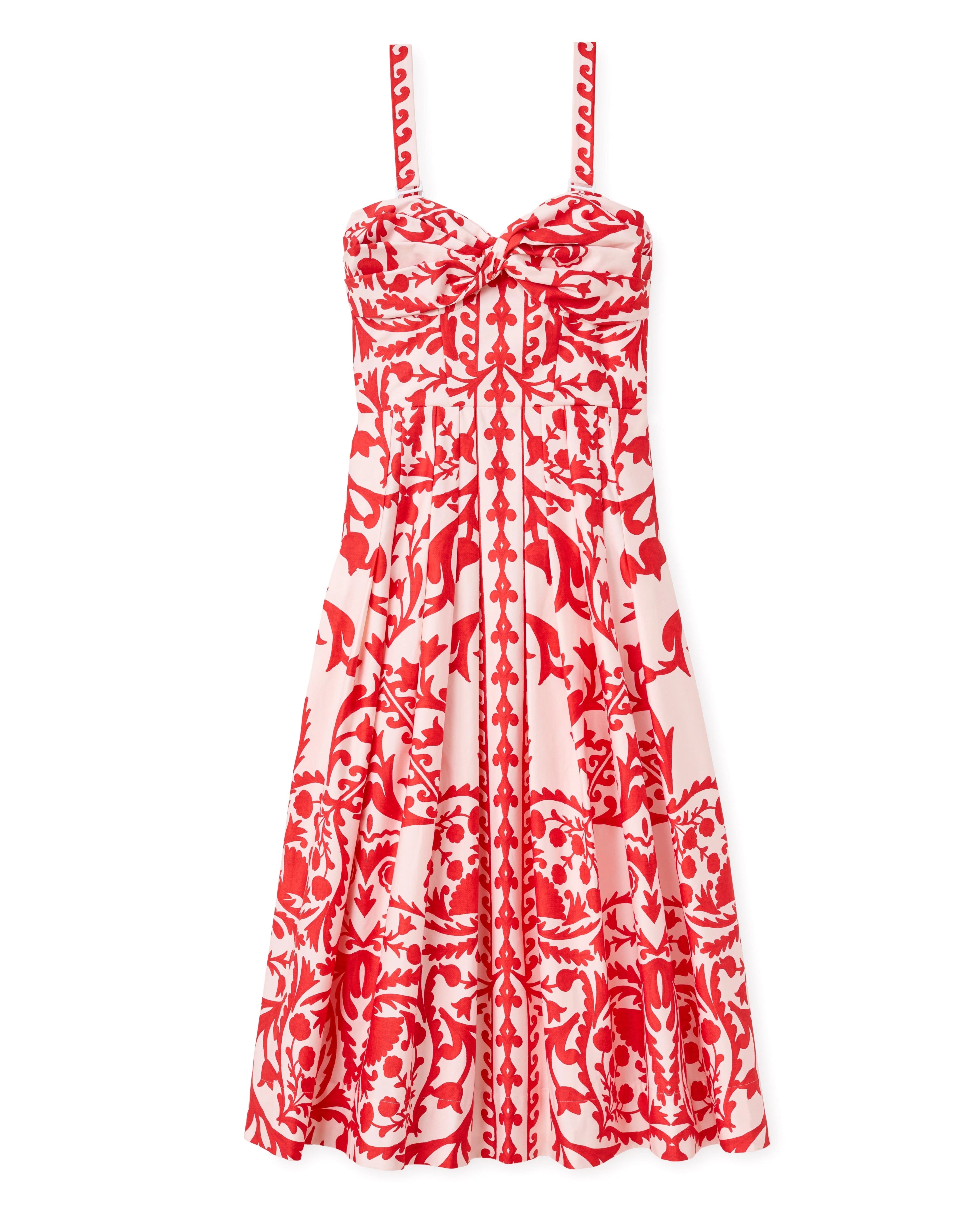 Cartolina - SU26 Ingrid Dress - Faraway Print - Poppy