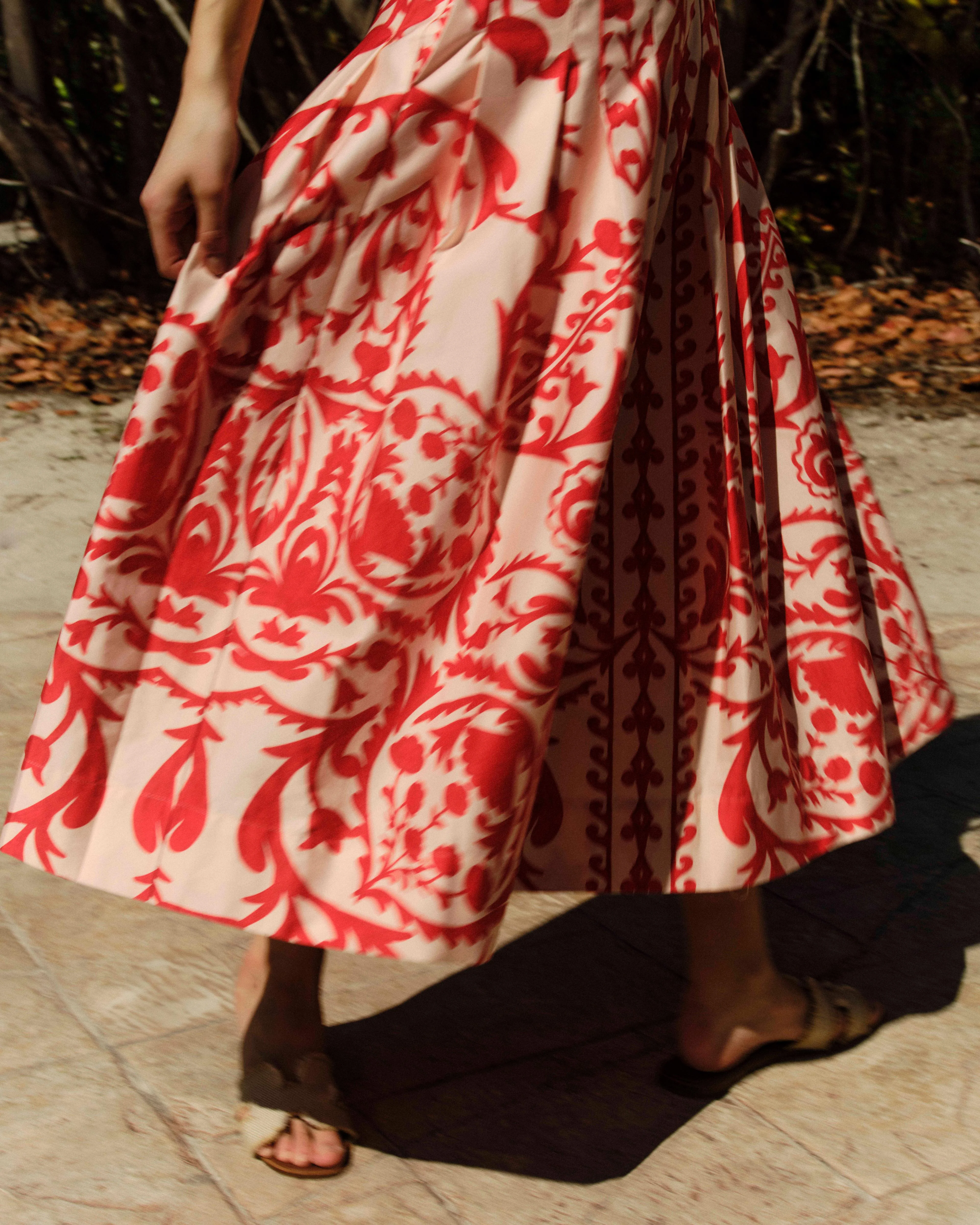 Cartolina - SU26 Ingrid Dress - Faraway Print - Poppy - Image 3