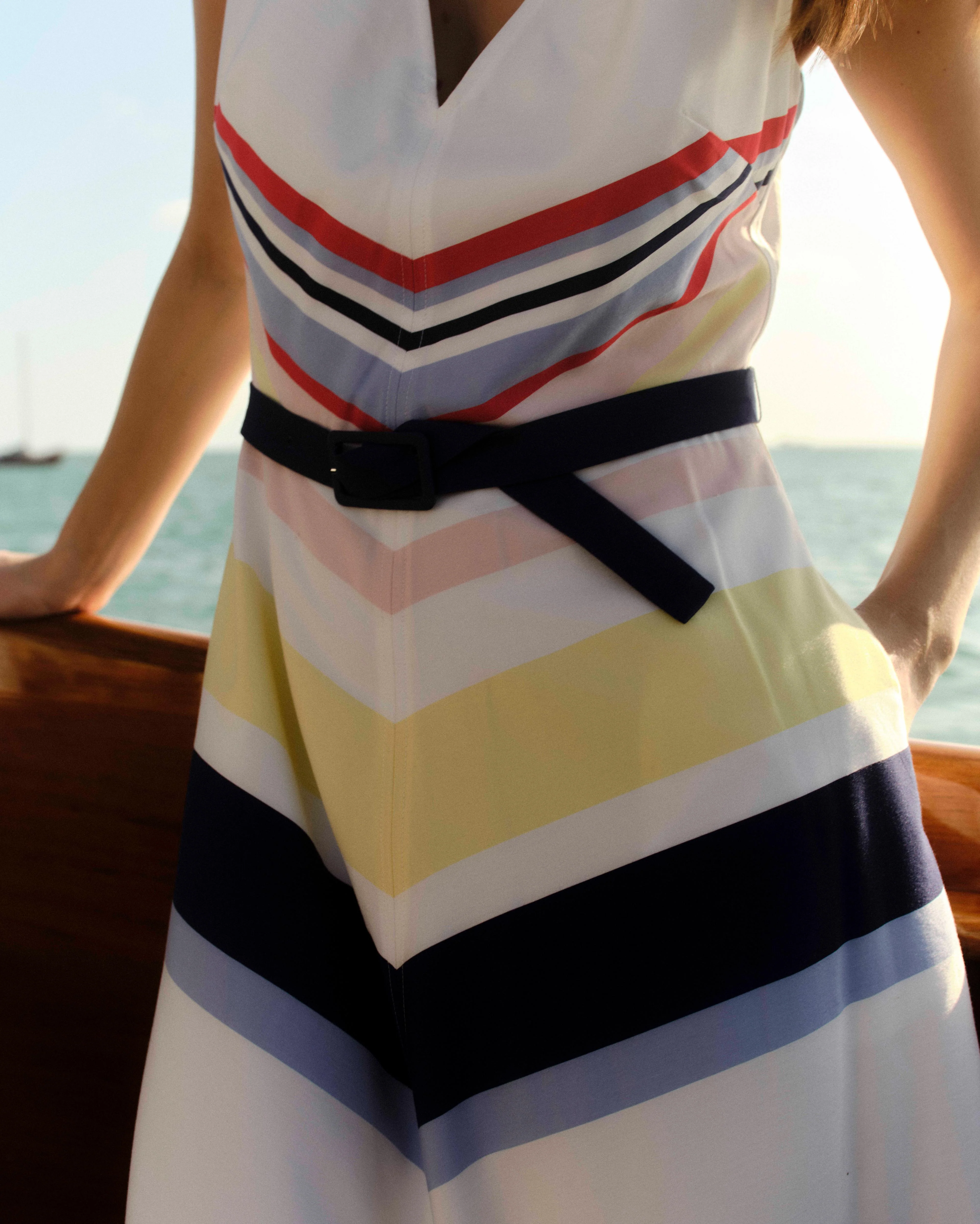 Cartolina - SU26 Monica Dress - Nantucket Stripe - Image 4