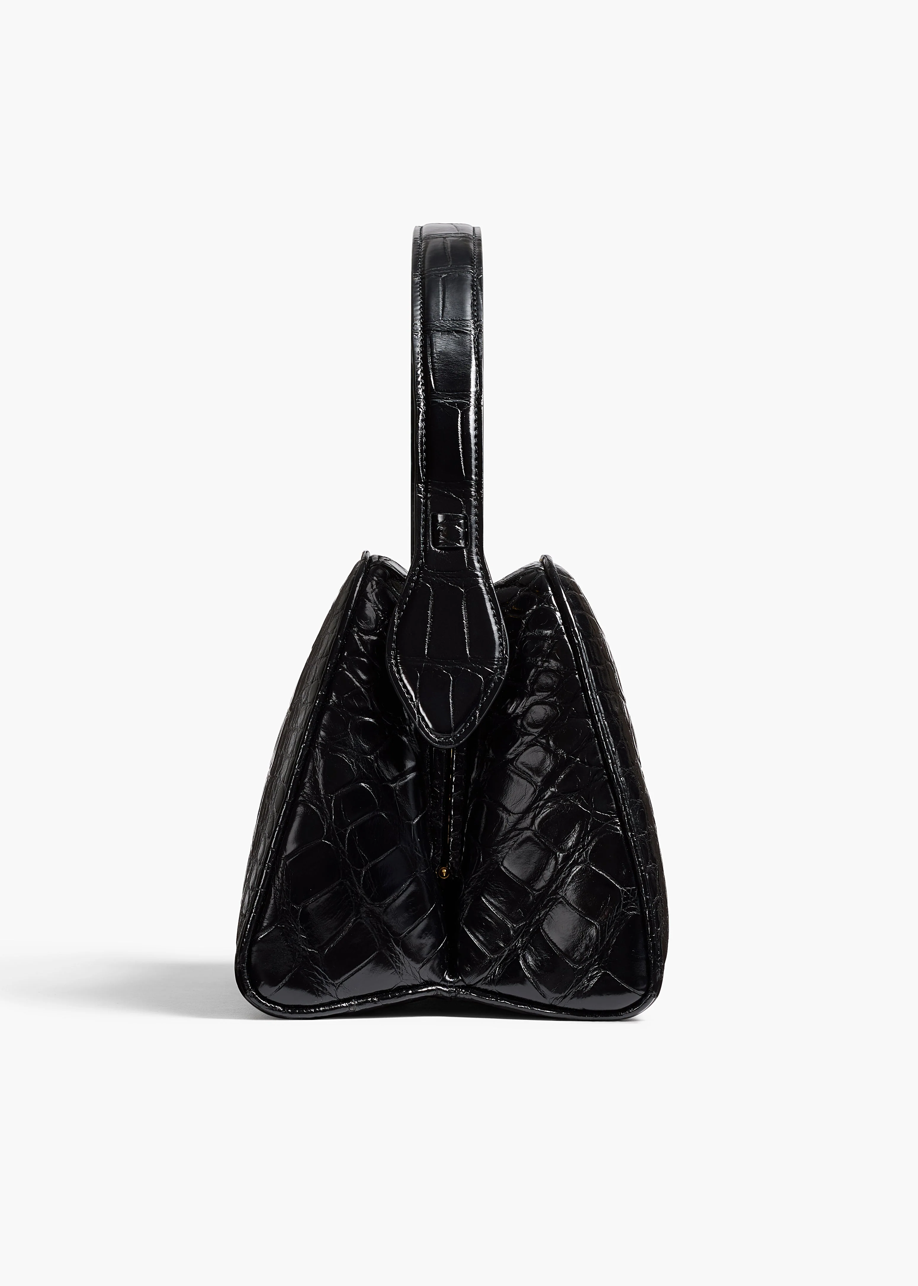 Khaite - Cate Bag in Black Alligator - Image 10