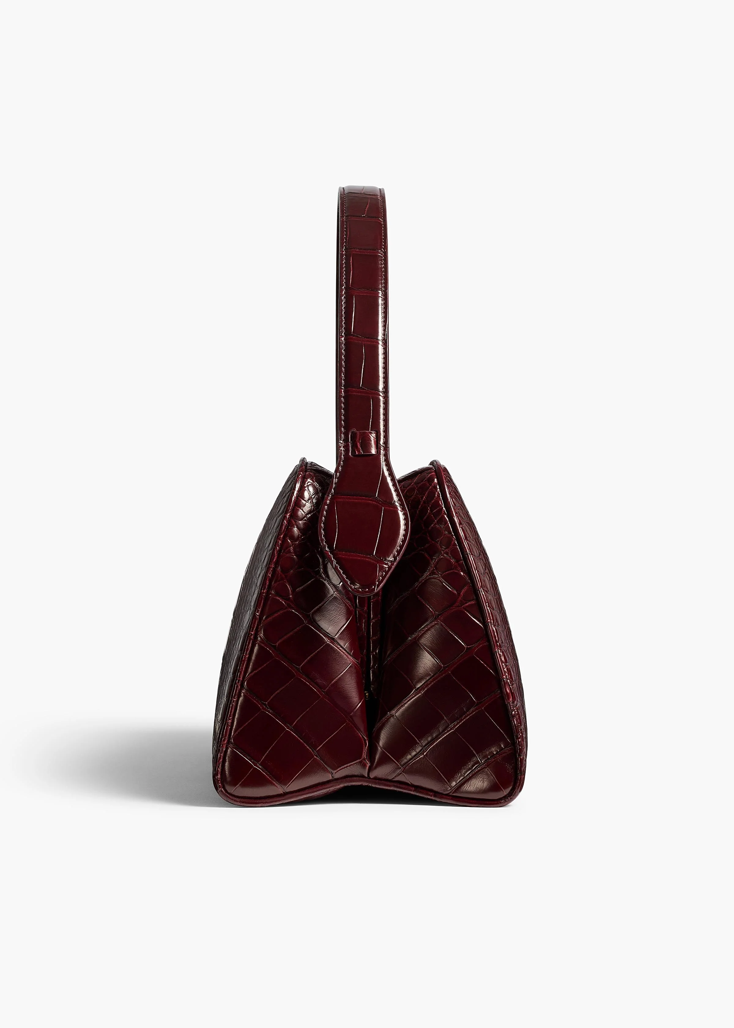 Khaite - Cate Bag in Garnet Alligator - Image 3