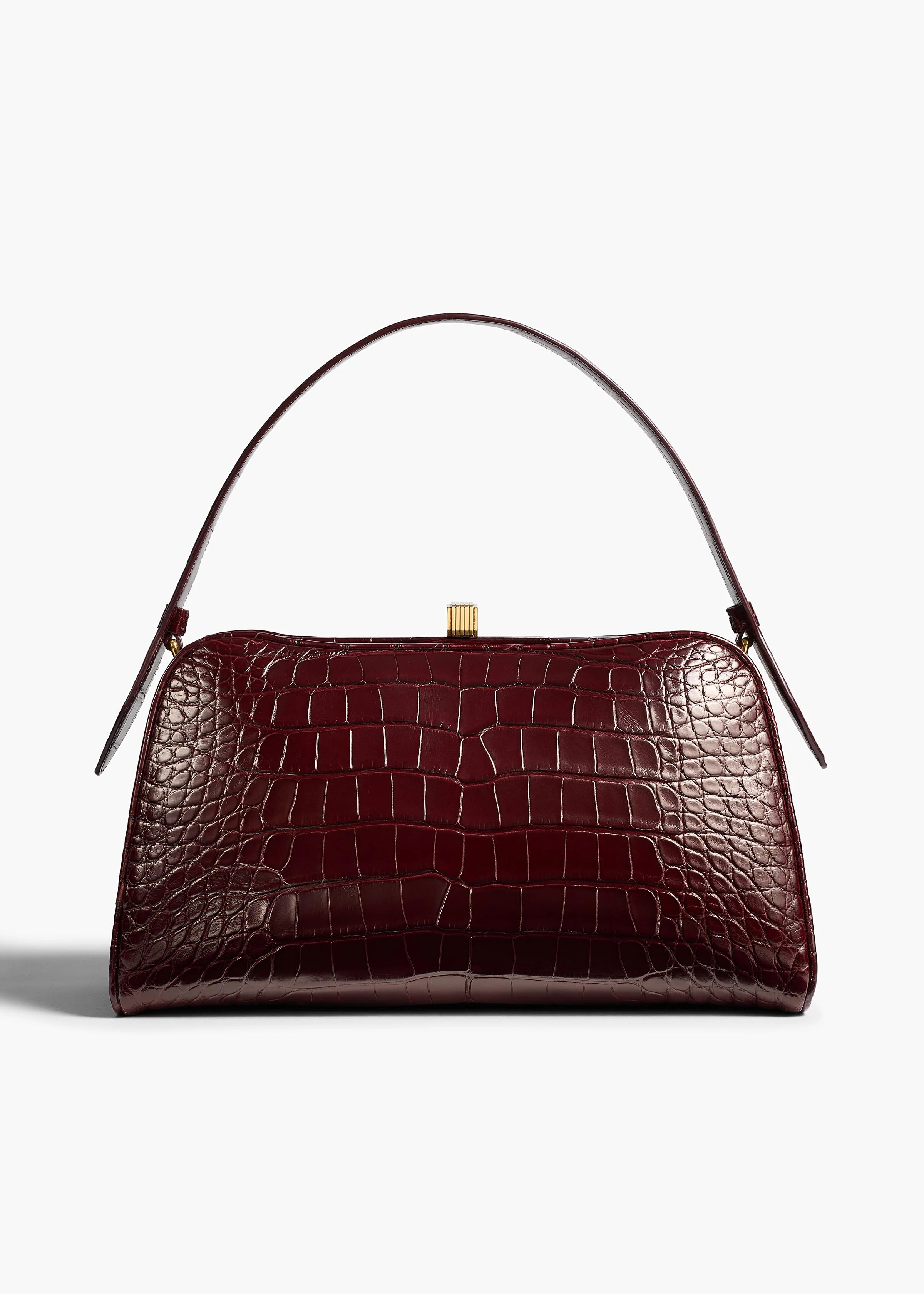 Khaite - Cate Bag in Garnet Alligator - Image 6