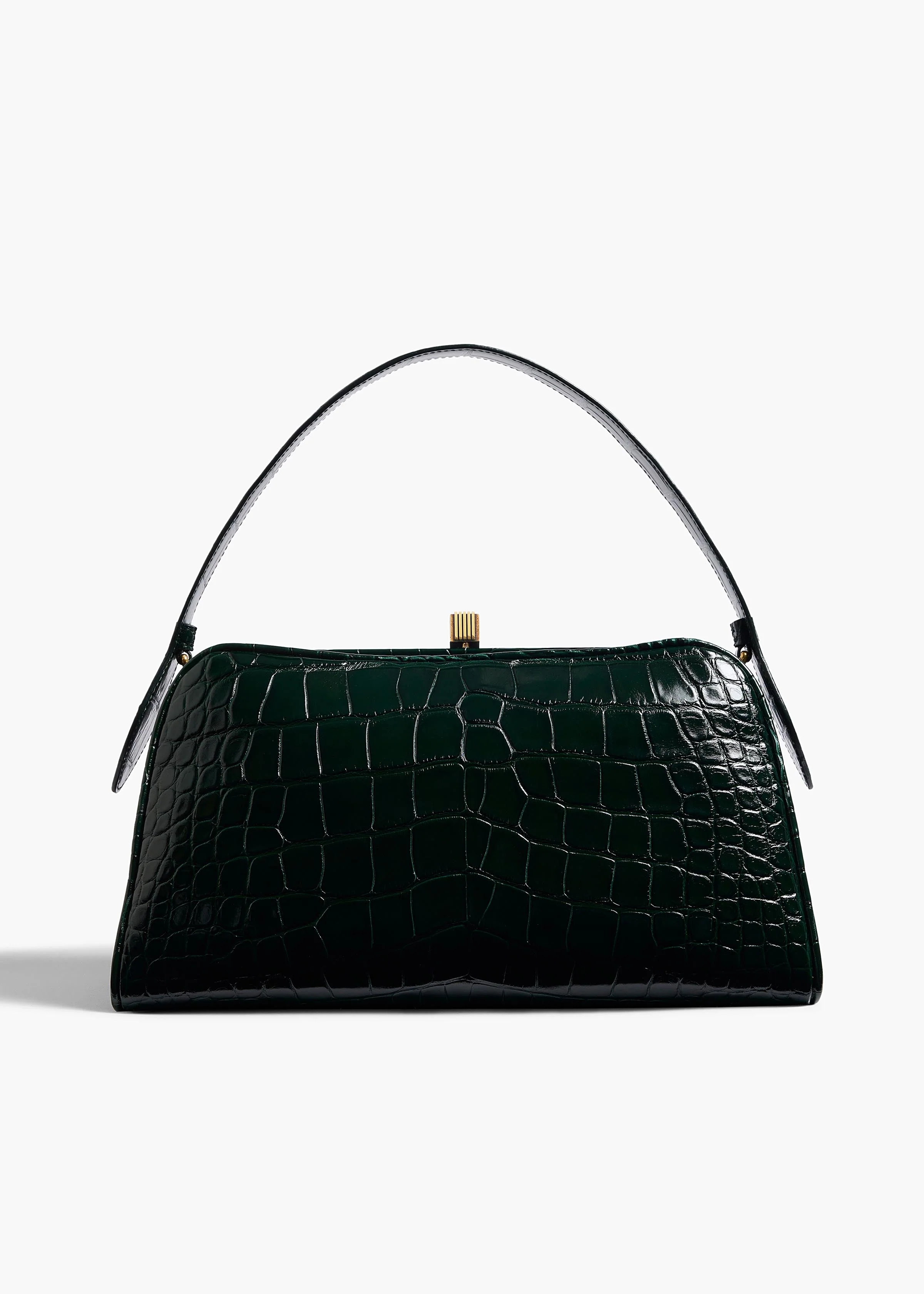 Khaite - Cate Bag in Hunter Green Alligator - Image 5