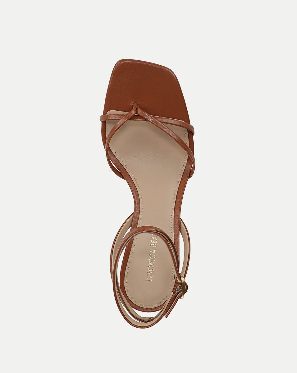 Veronica Beard - Caterina Leather Ankle - Wrap Sandal - Image 8