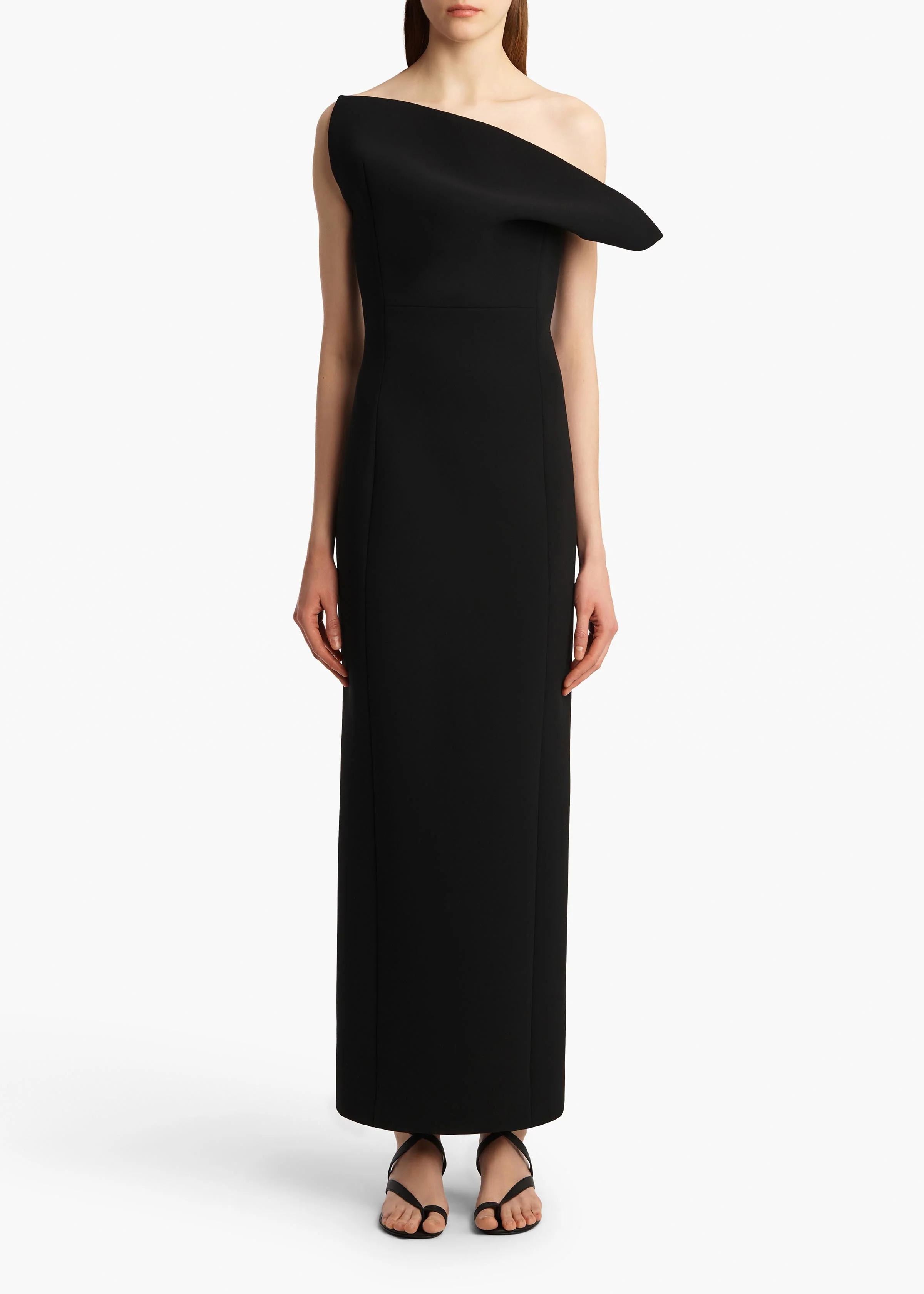 Khaite - Cato Dress in Black - Image 3