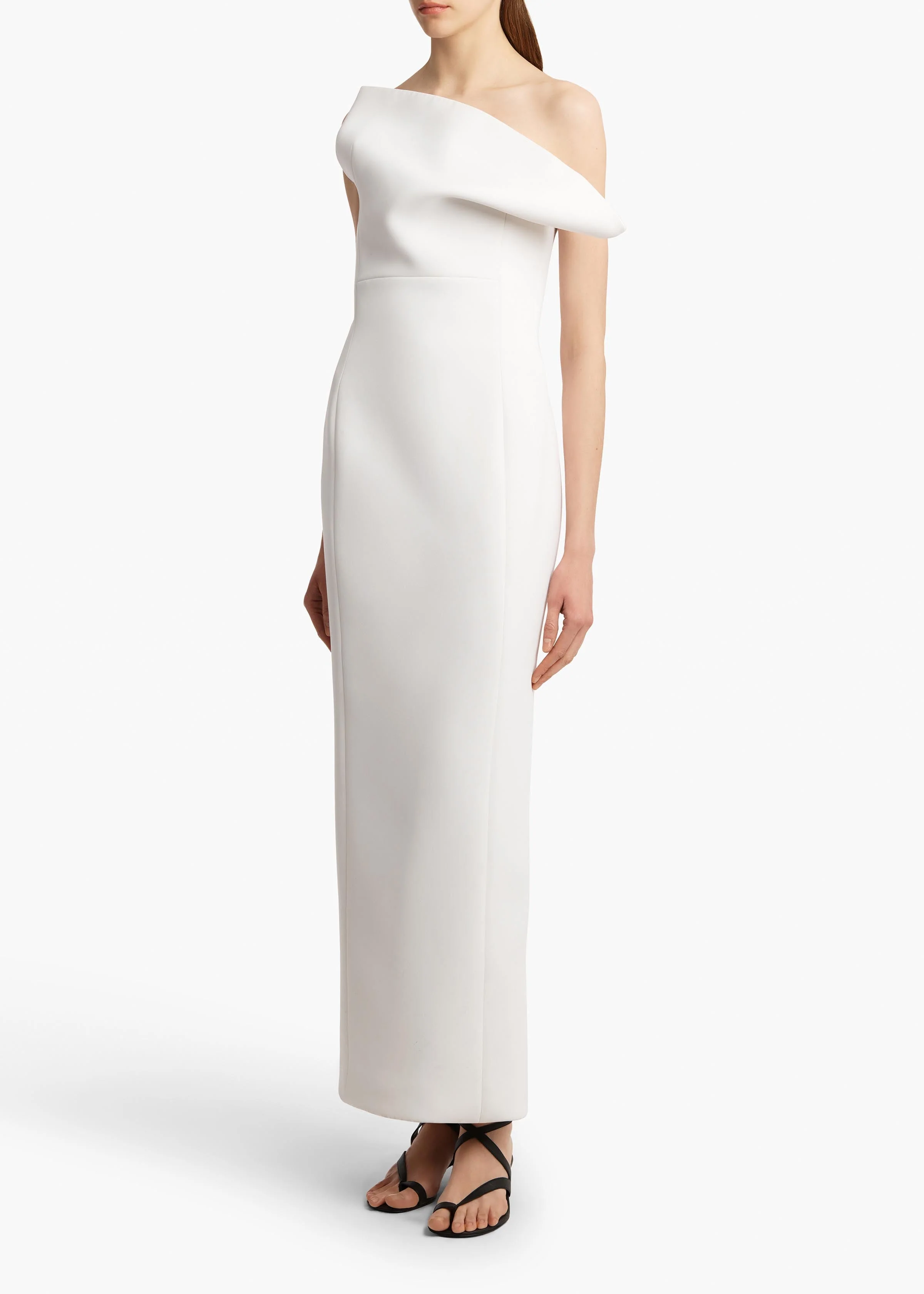 Khaite - Cato Dress in Chalk - Image 2
