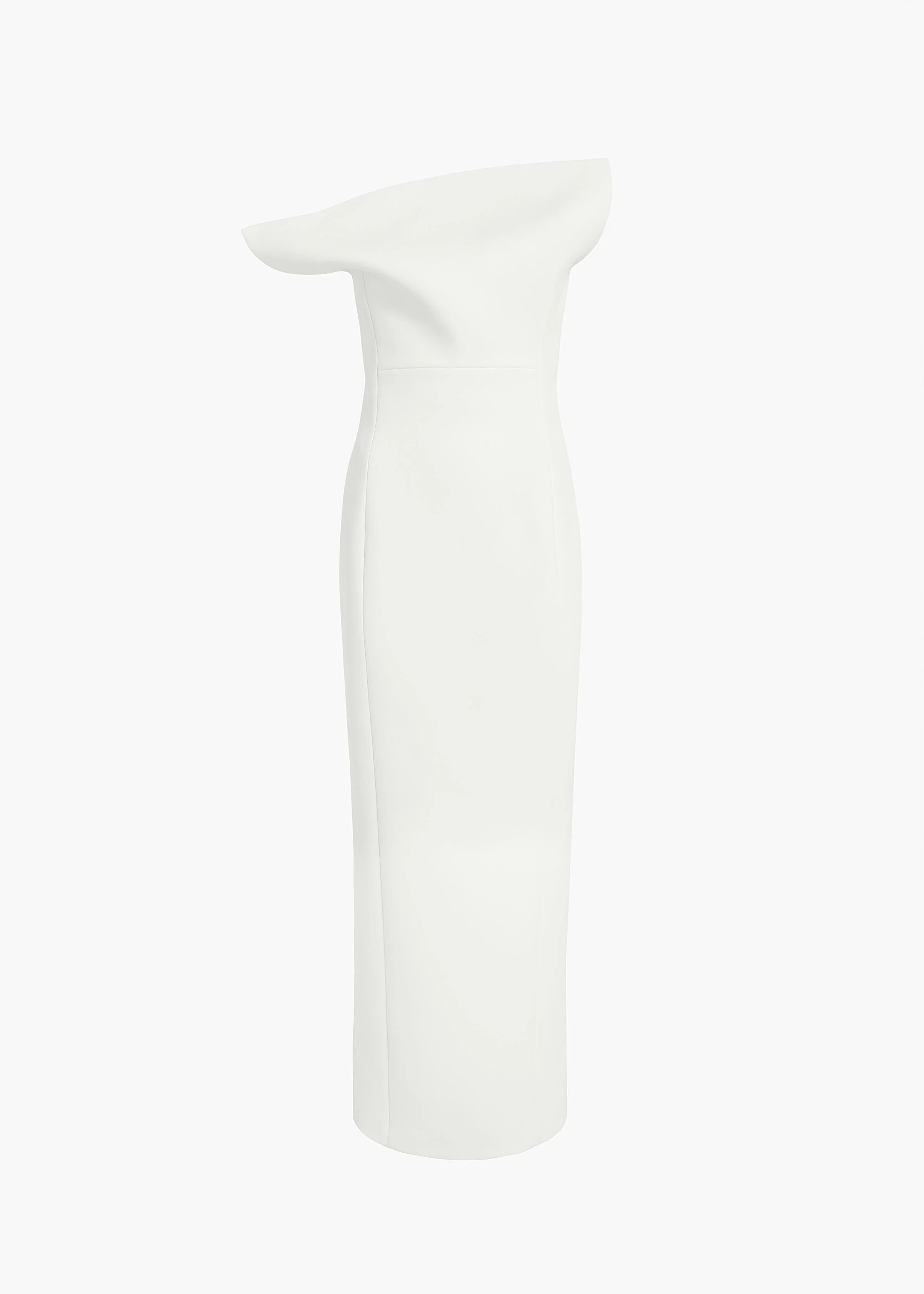 Khaite - Cato Dress in Chalk - Image 8