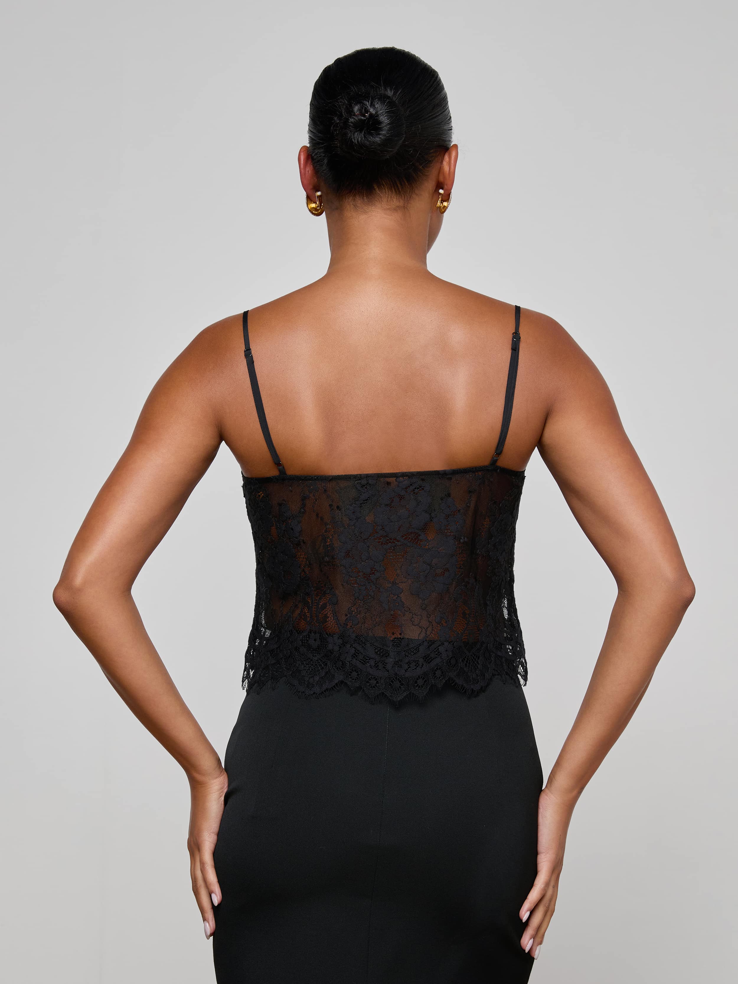 L'AGENCE - Caylee Lace Camisole - Image 4