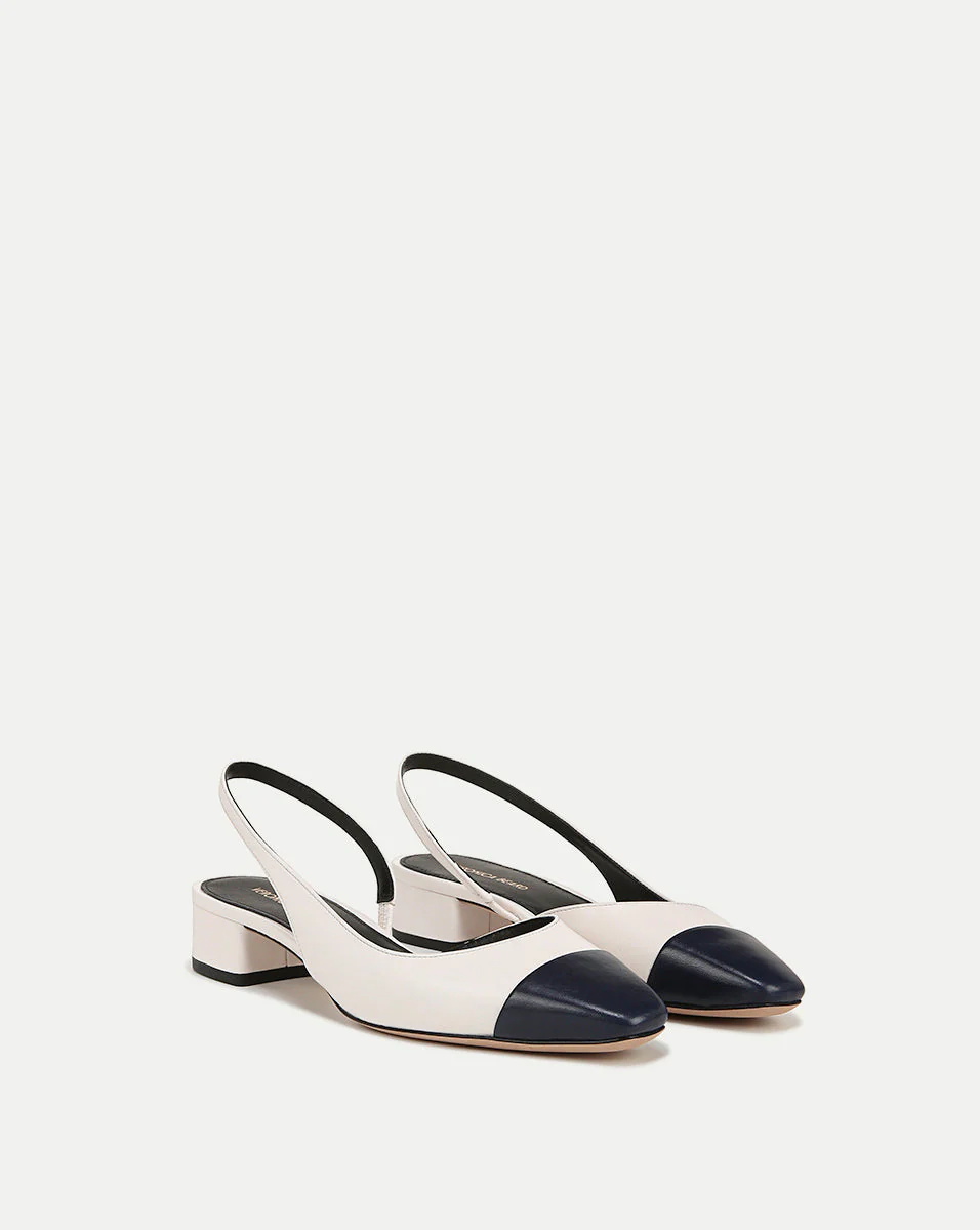 Veronica Beard - Cecile Leather Cap - Toe Slingback - Image 2