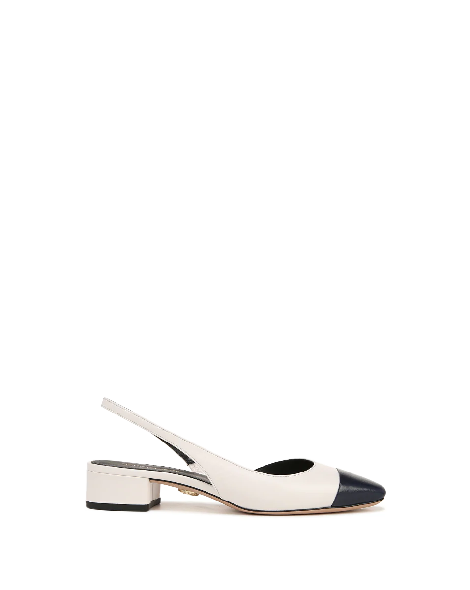 Veronica Beard - Cecile Leather Cap - Toe Slingback - Image 5