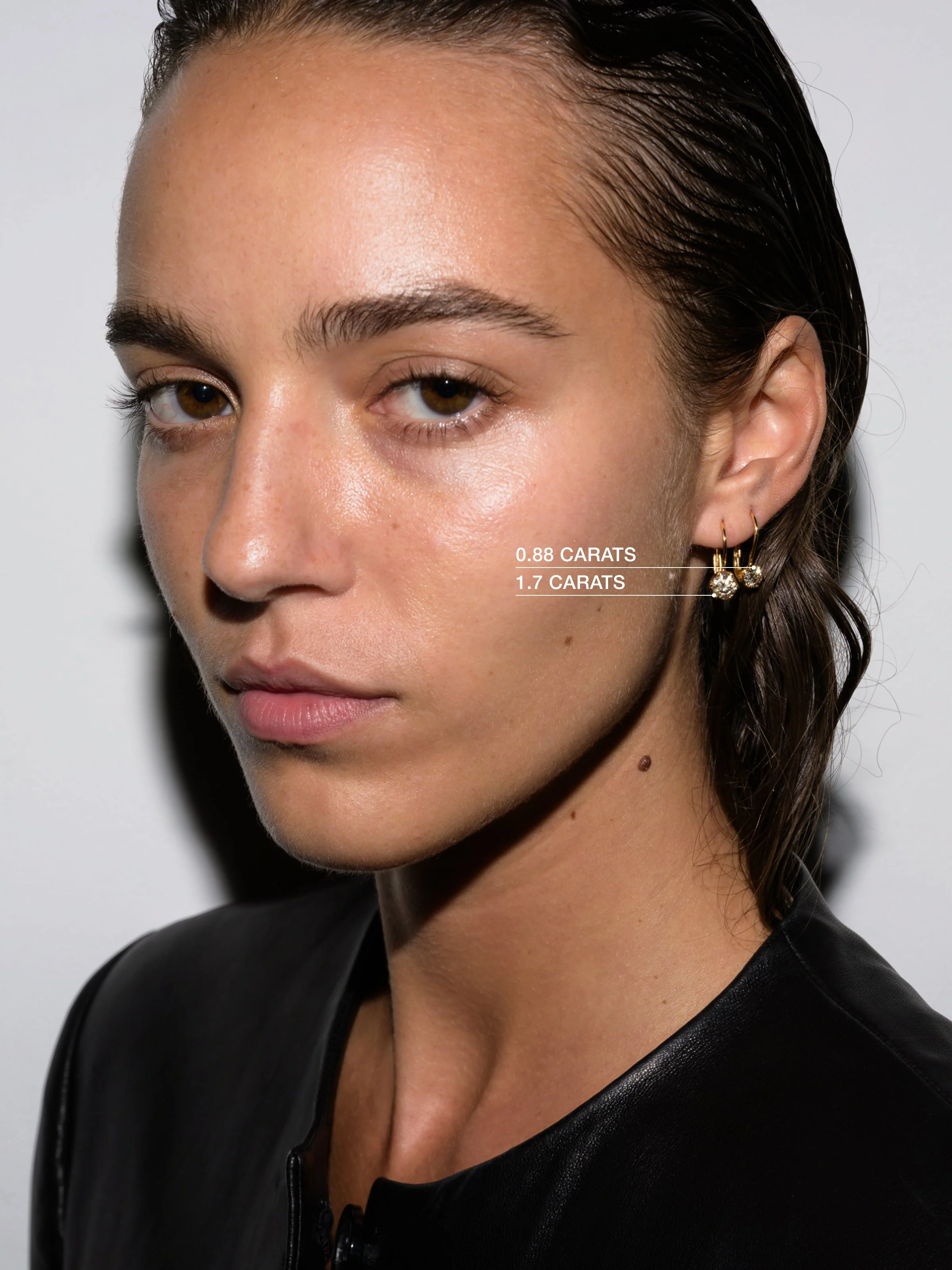 Dorsey - CECILIA EARRINGS IN HONEY MOISSANITE - Image 4