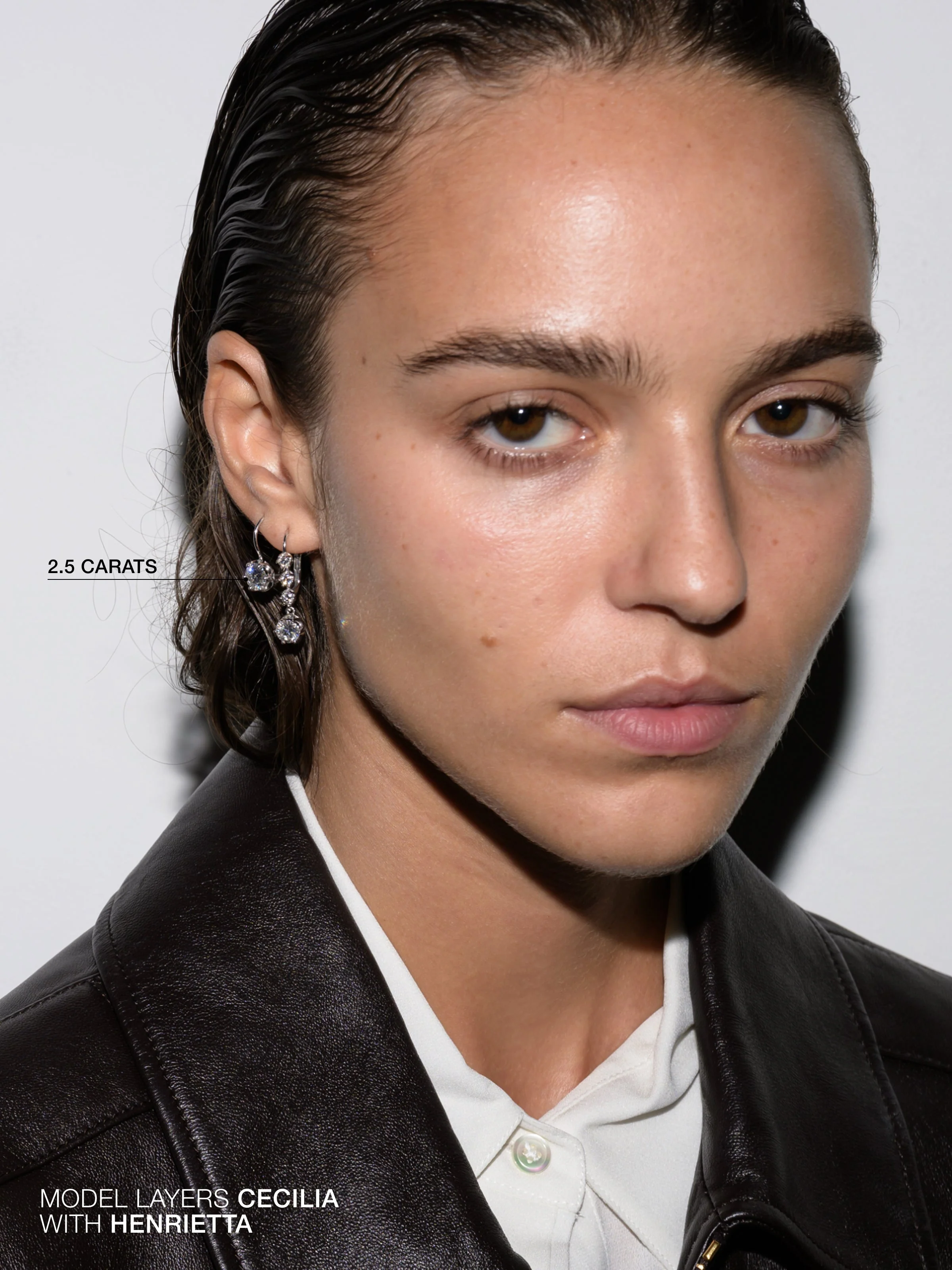 Dorsey - CECILIA EARRINGS IN MOISSANITE - Image 4
