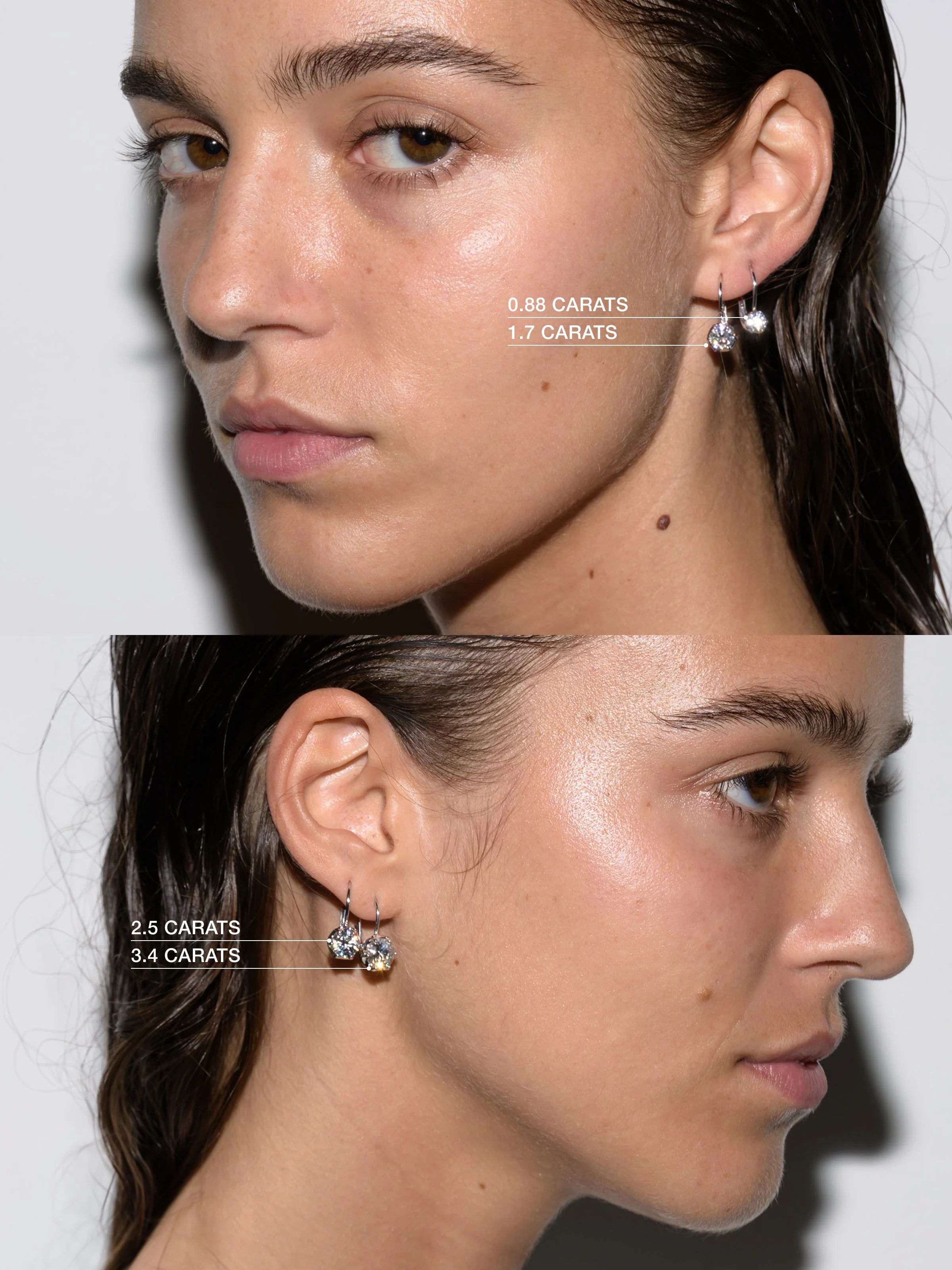 Dorsey - CECILIA EARRINGS IN MOISSANITE - Image 3