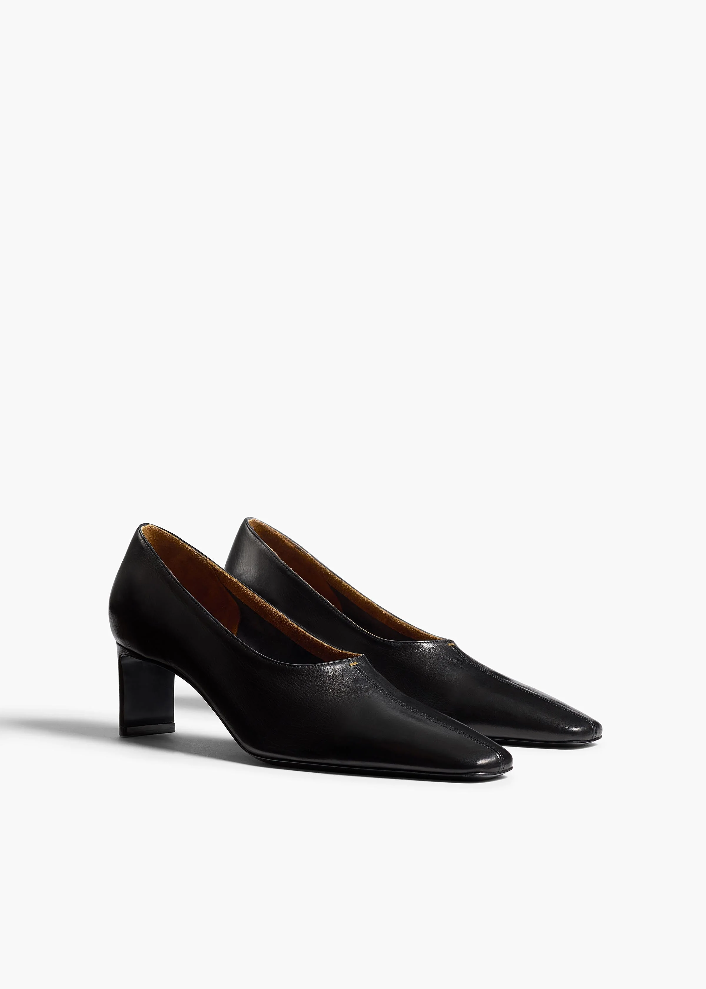 Khaite - Cecilia Pump in Black Leather - Image 2