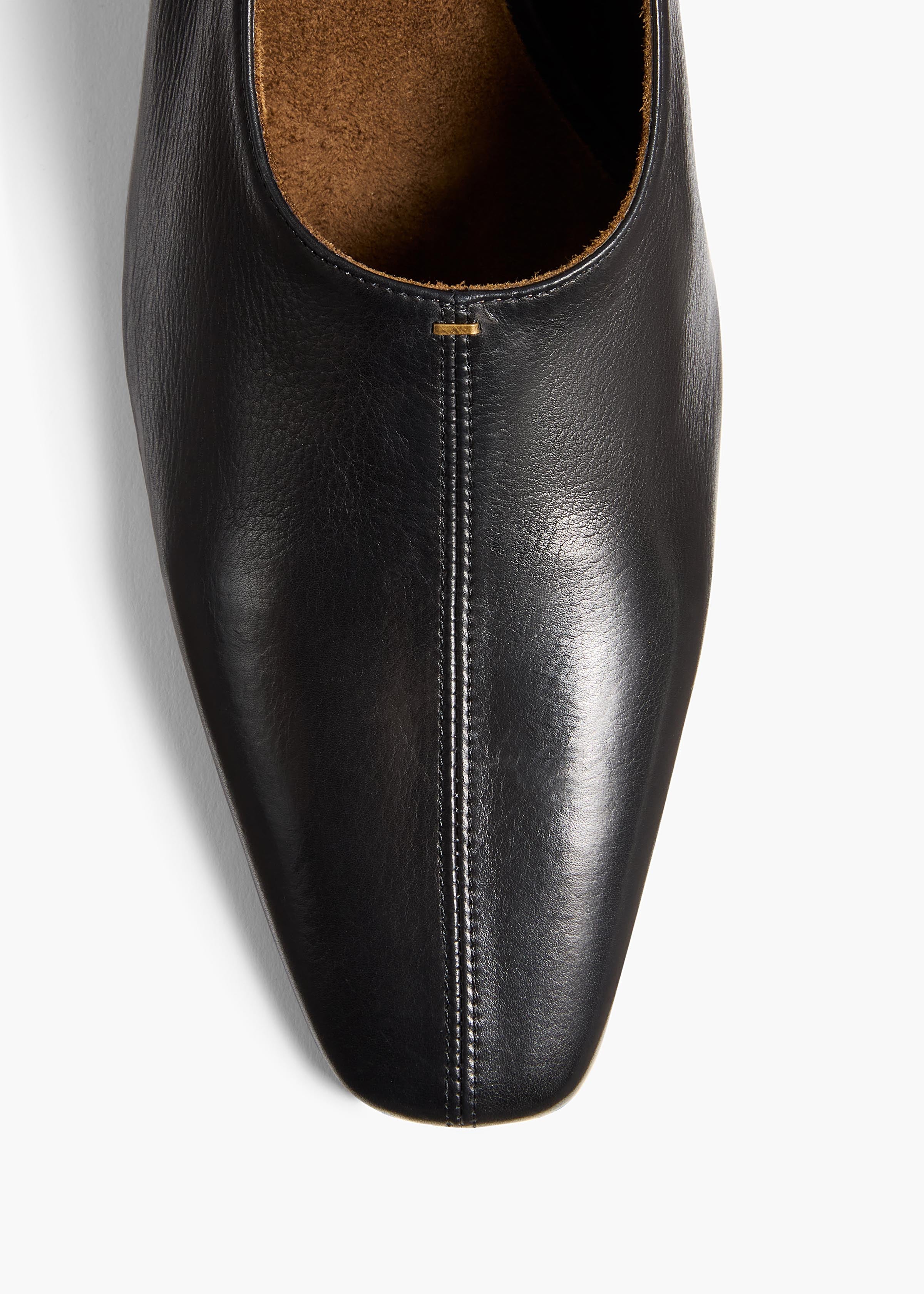 Khaite - Cecilia Pump in Black Leather - Image 4