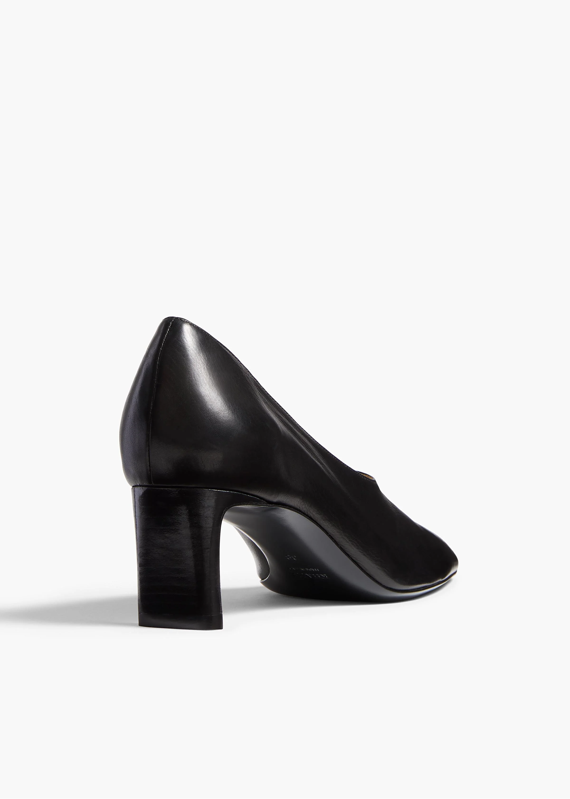 Khaite - Cecilia Pump in Black Leather - Image 9