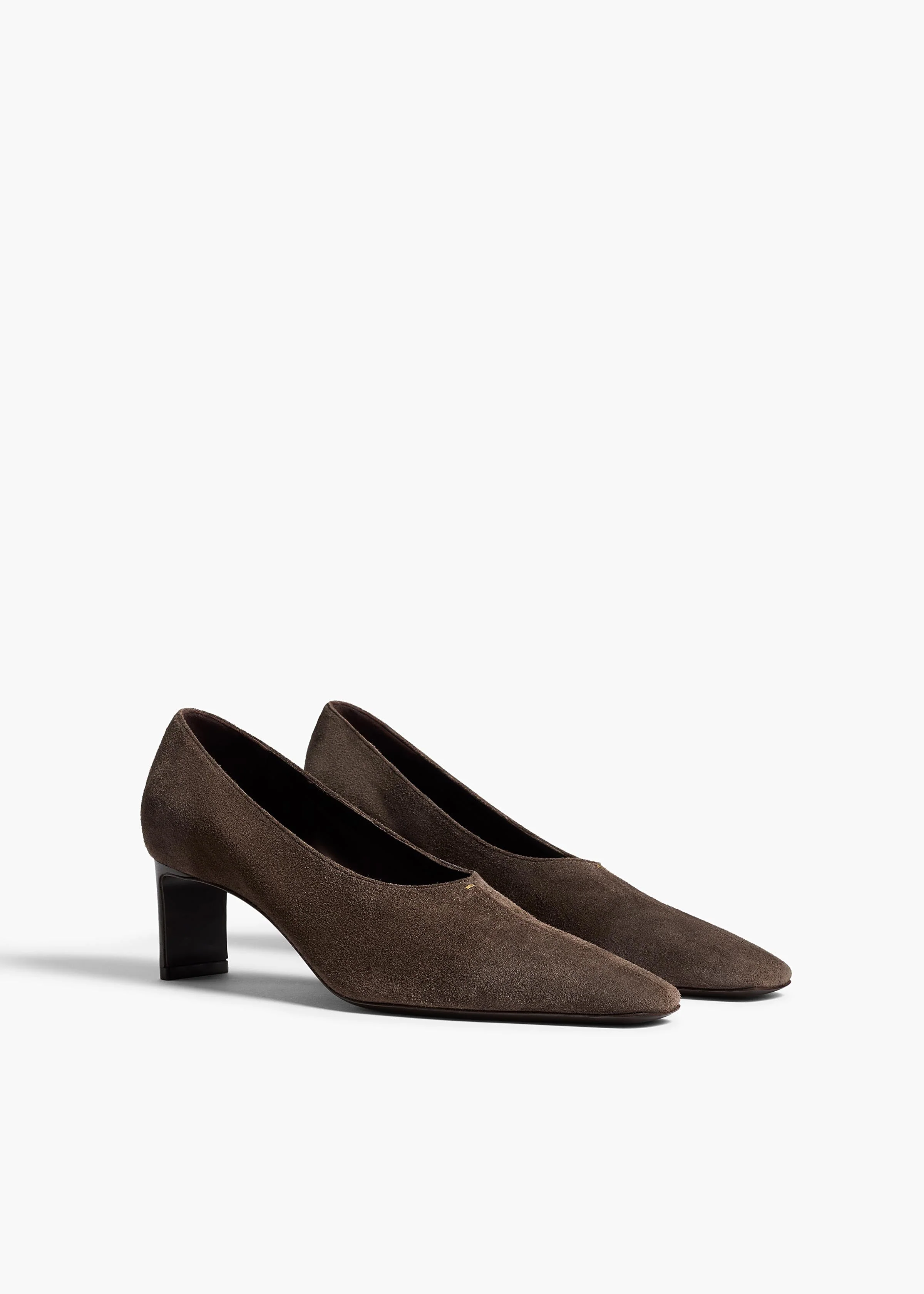 Khaite - Cecilia Pump in Sable Suede - Image 7