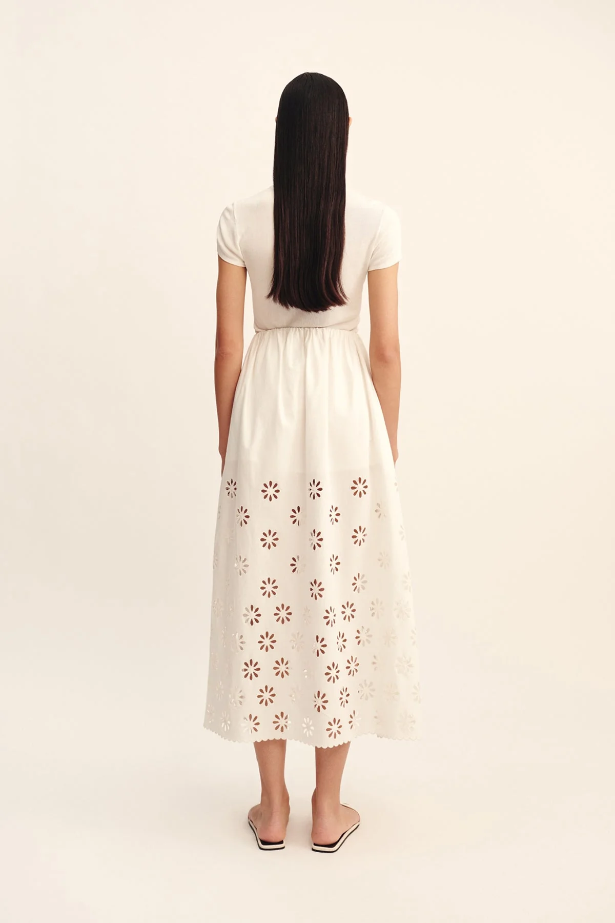 Posse - CECILIA SKIRT - VINTAGE WHITE - Image 4