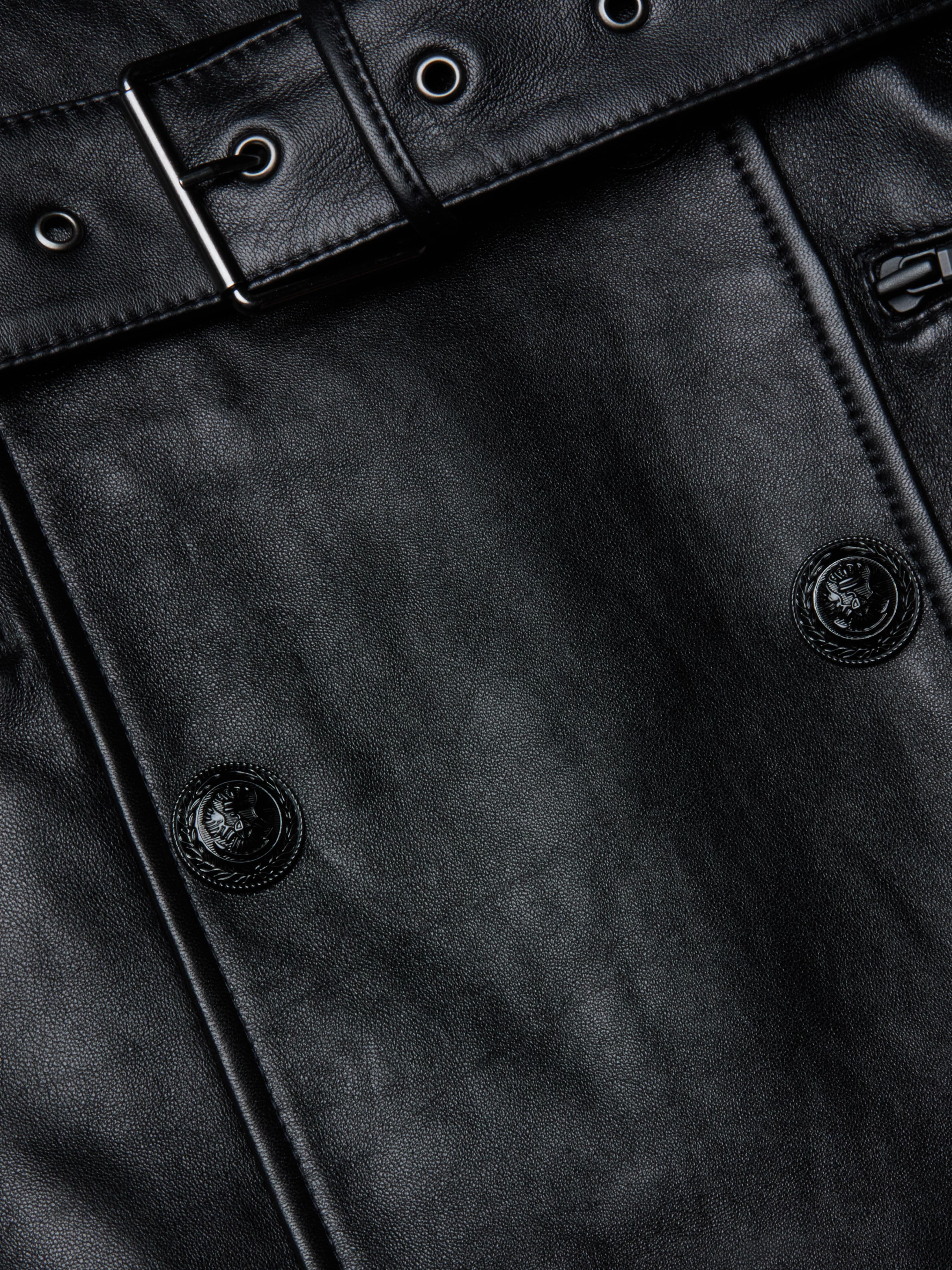 L'AGENCE - Celina Fringed Leather Trench - Image 16