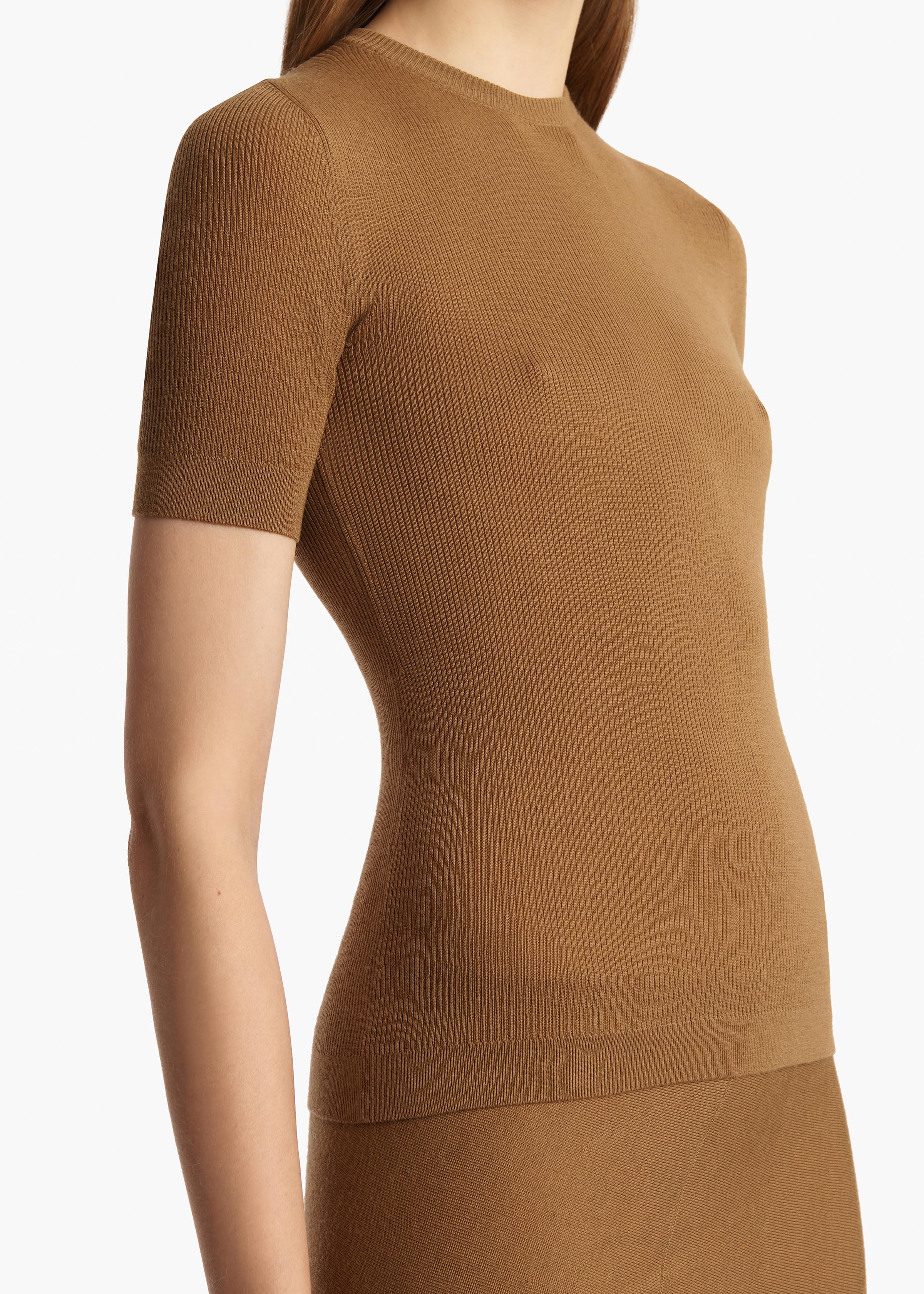 Khaite - Celina Top in Maple - Image 5