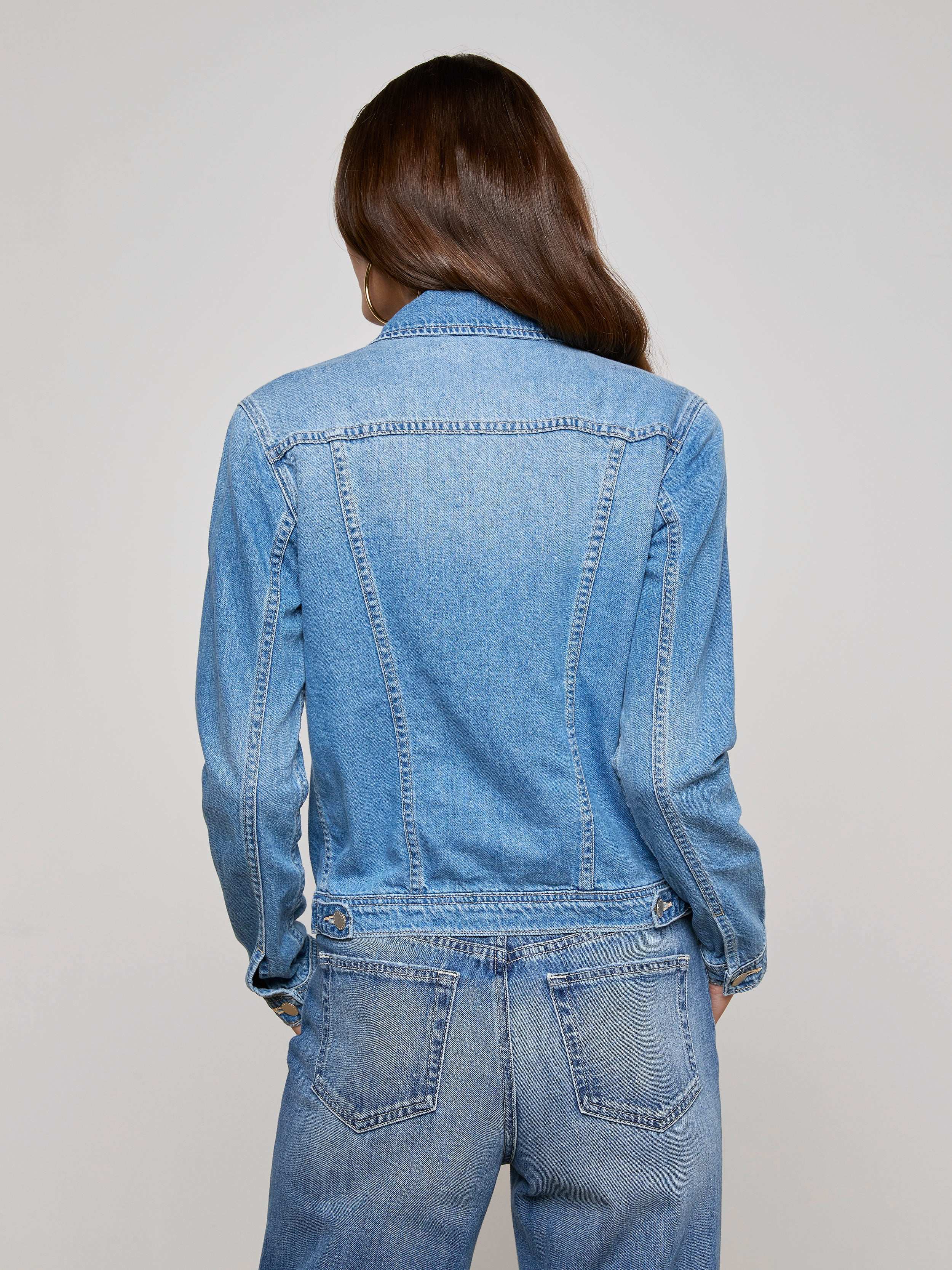 L'AGENCE - Celine Jean Jacket - Image 9
