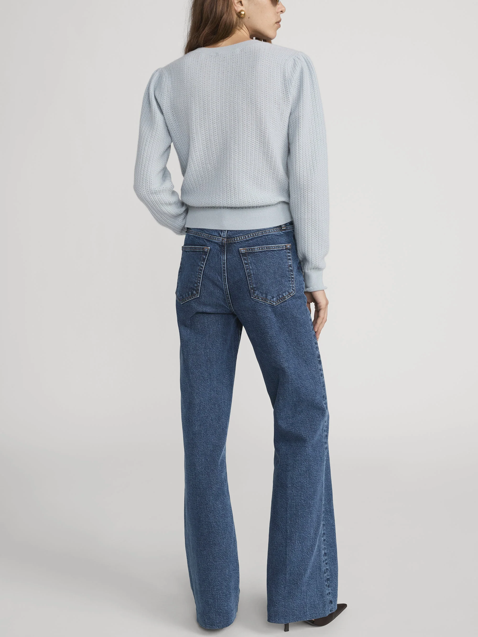 FRAME - Chain Pointelle Sweater - Image 6