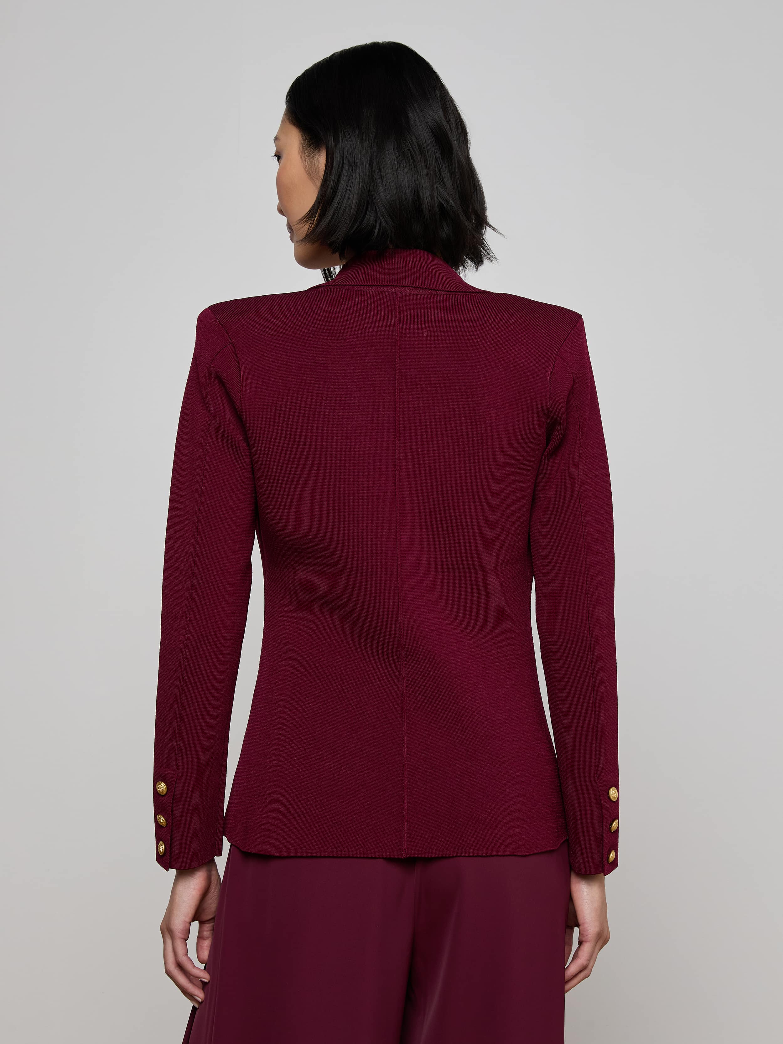 L'AGENCE - Chamberlain Knit Blazer - Image 4