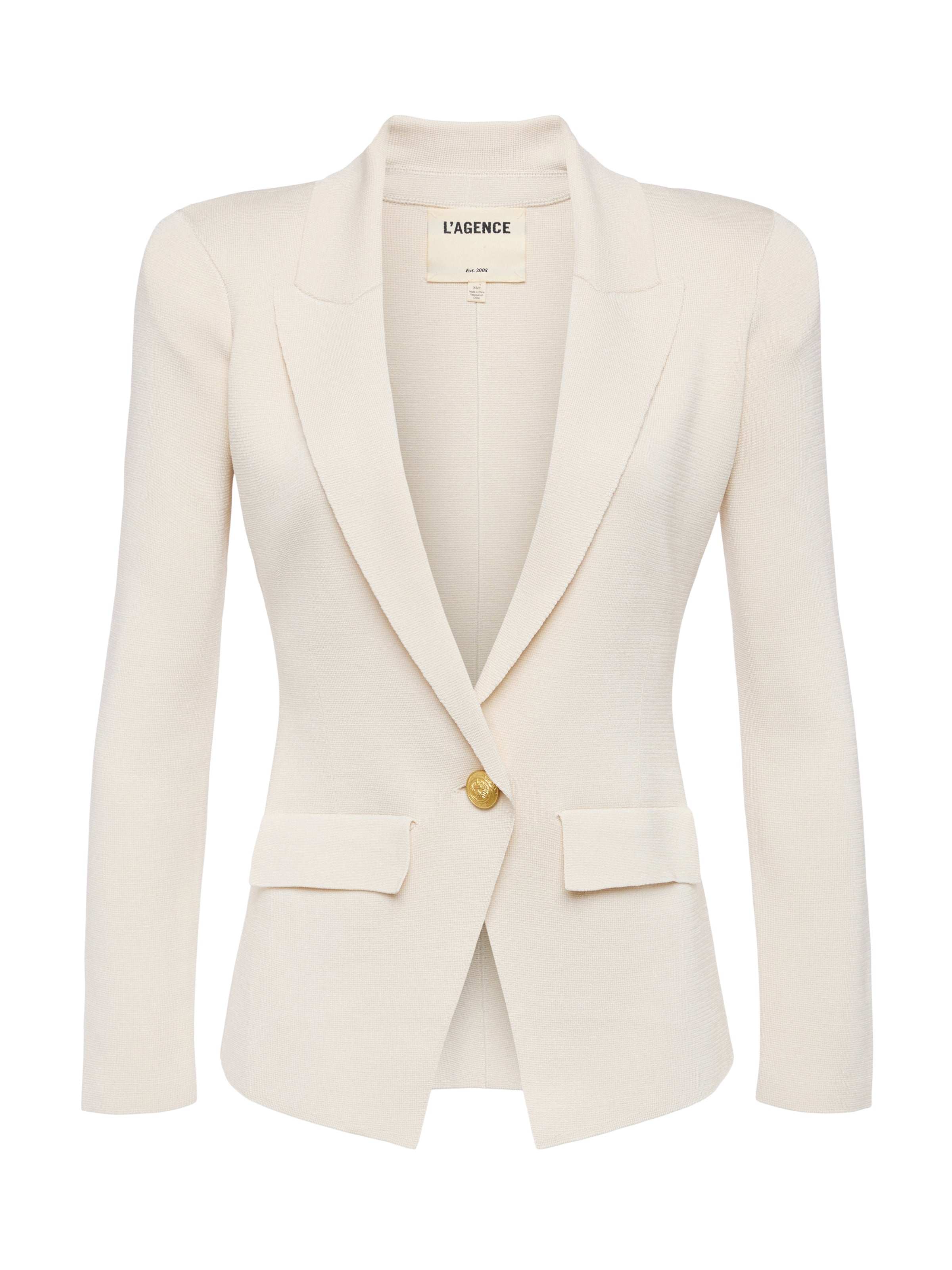 L'AGENCE - Chamberlain Knit Blazer - Image 12