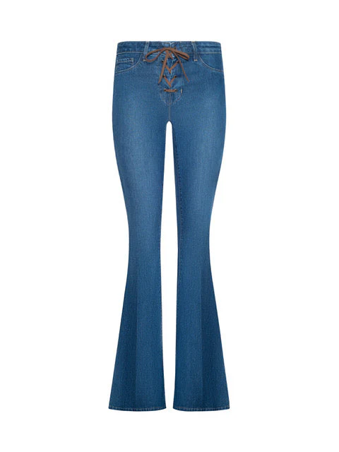 L'AGENCE - Charis Lace - Up Jean - Image 11
