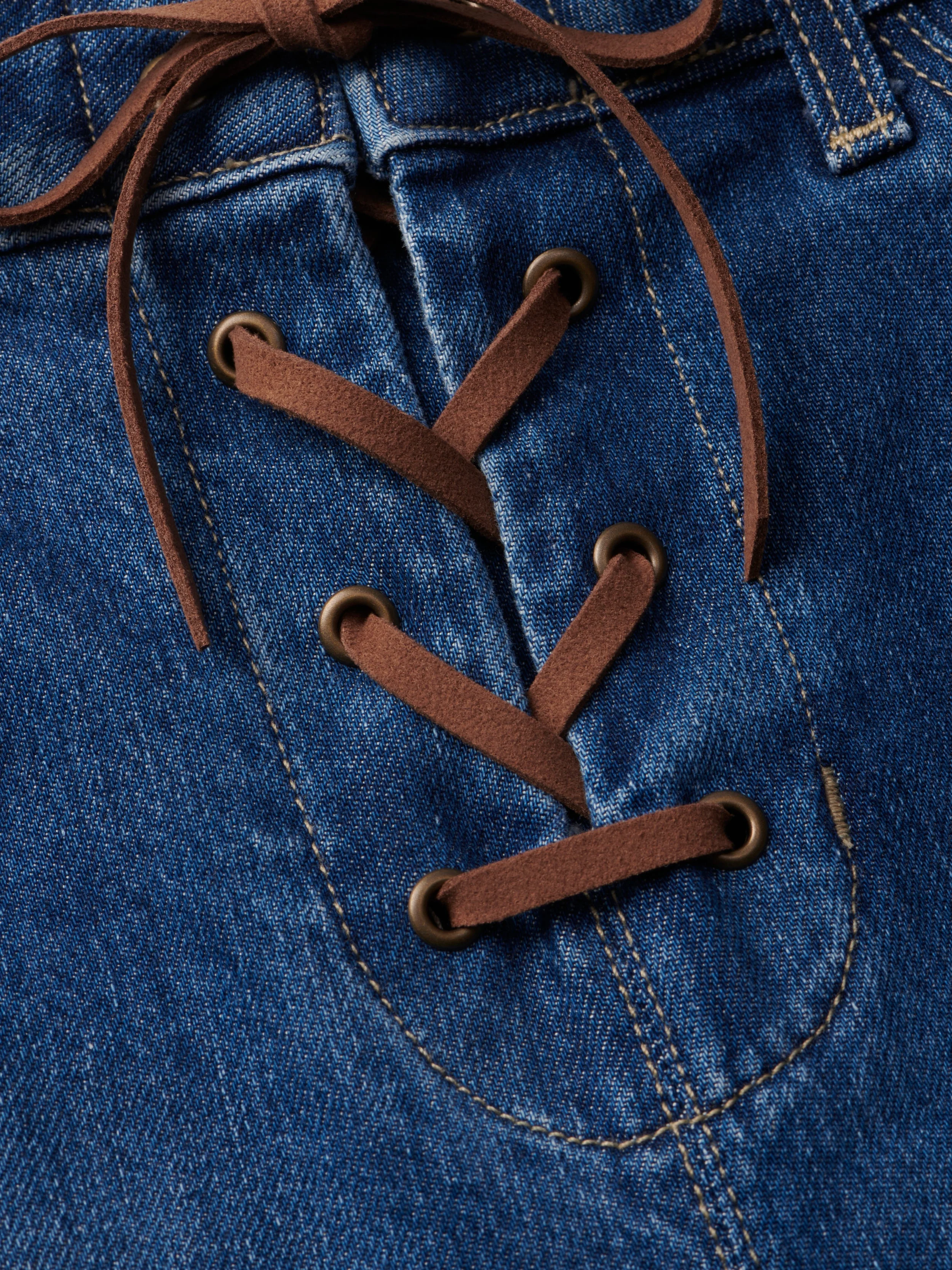 L'AGENCE - Charis Lace - Up Jean - Image 6