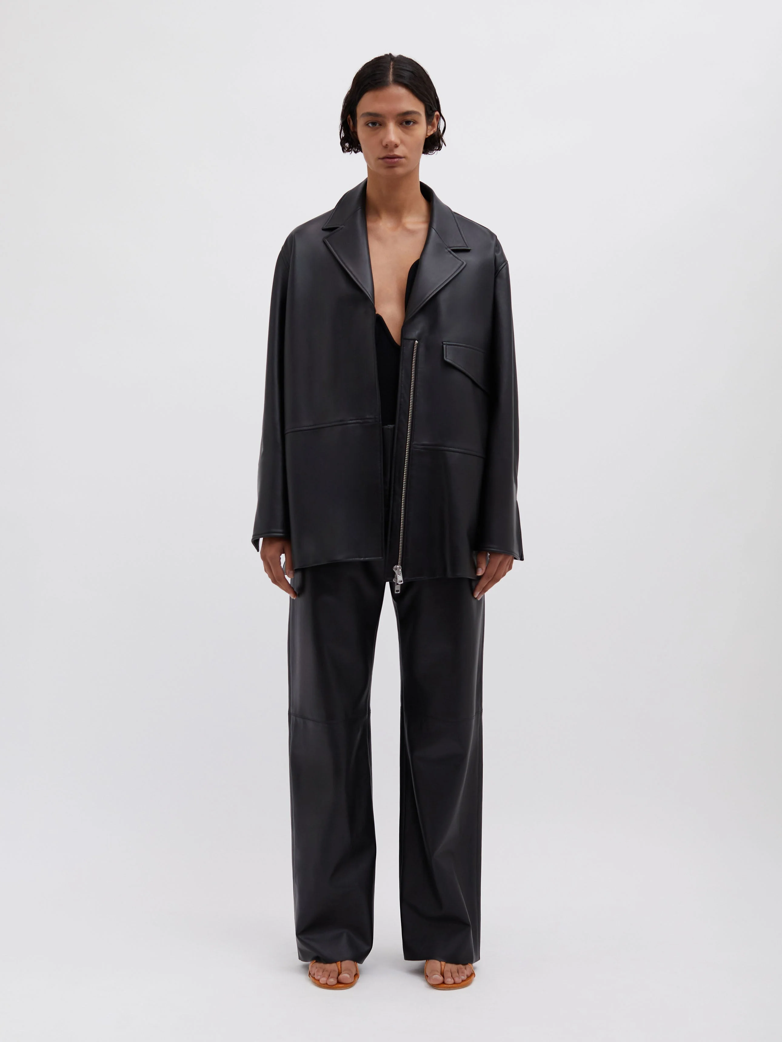 Christopher Esber - Charli Leather Jacket