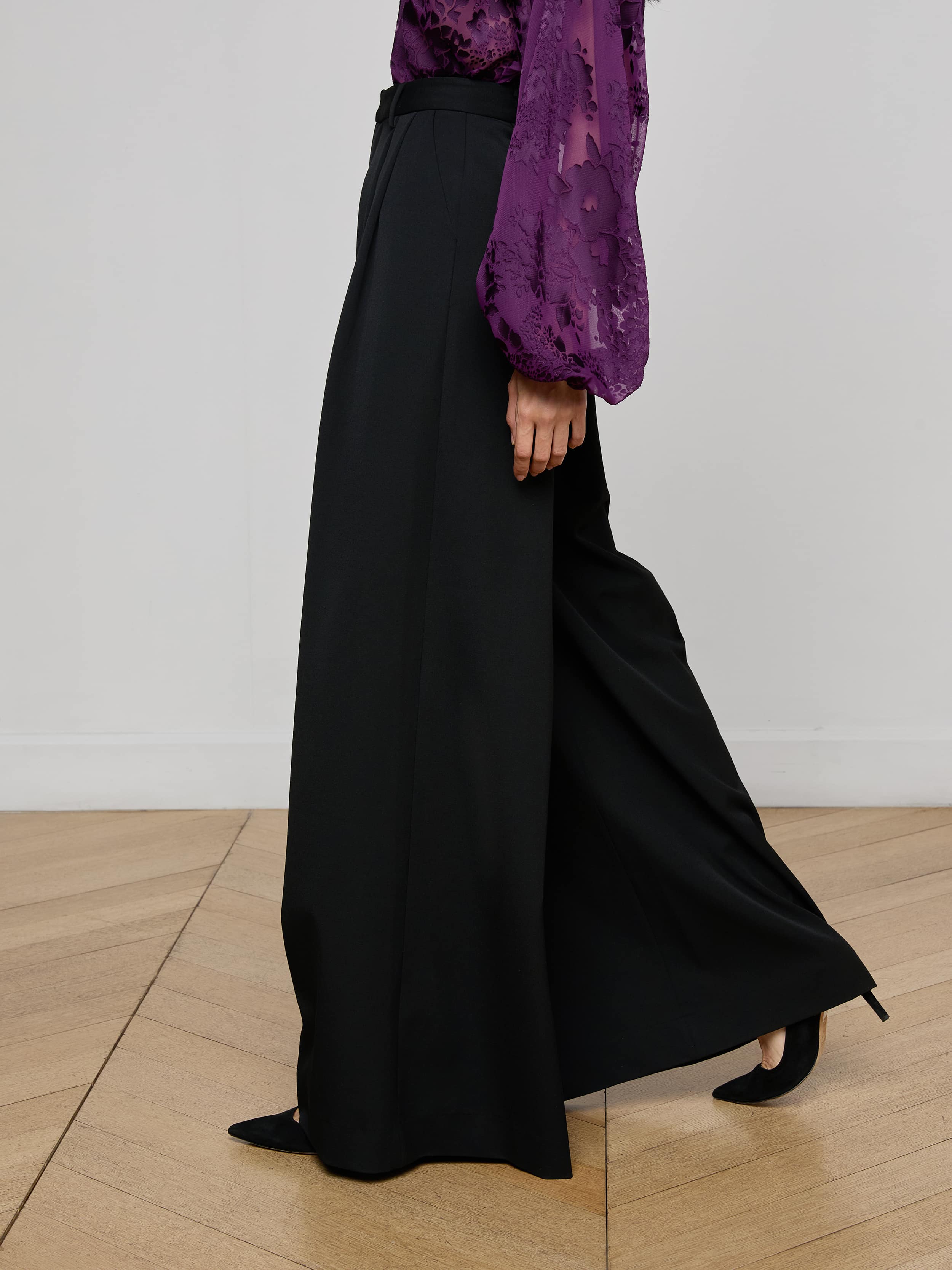 L'AGENCE - Chelsy Wide - Leg Pant - Image 4