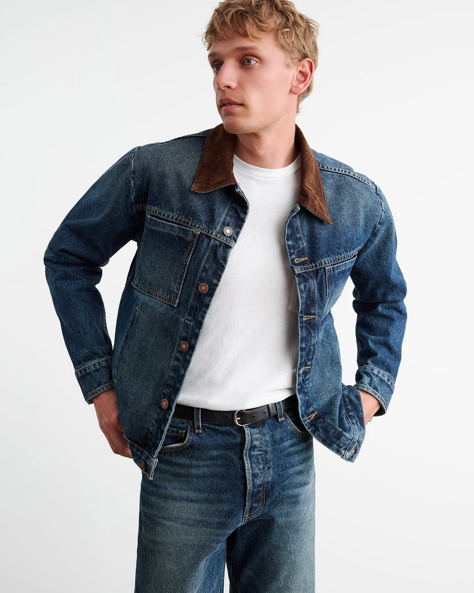 Nili Lotan - CHESTER DENIM JACKET - Image 8
