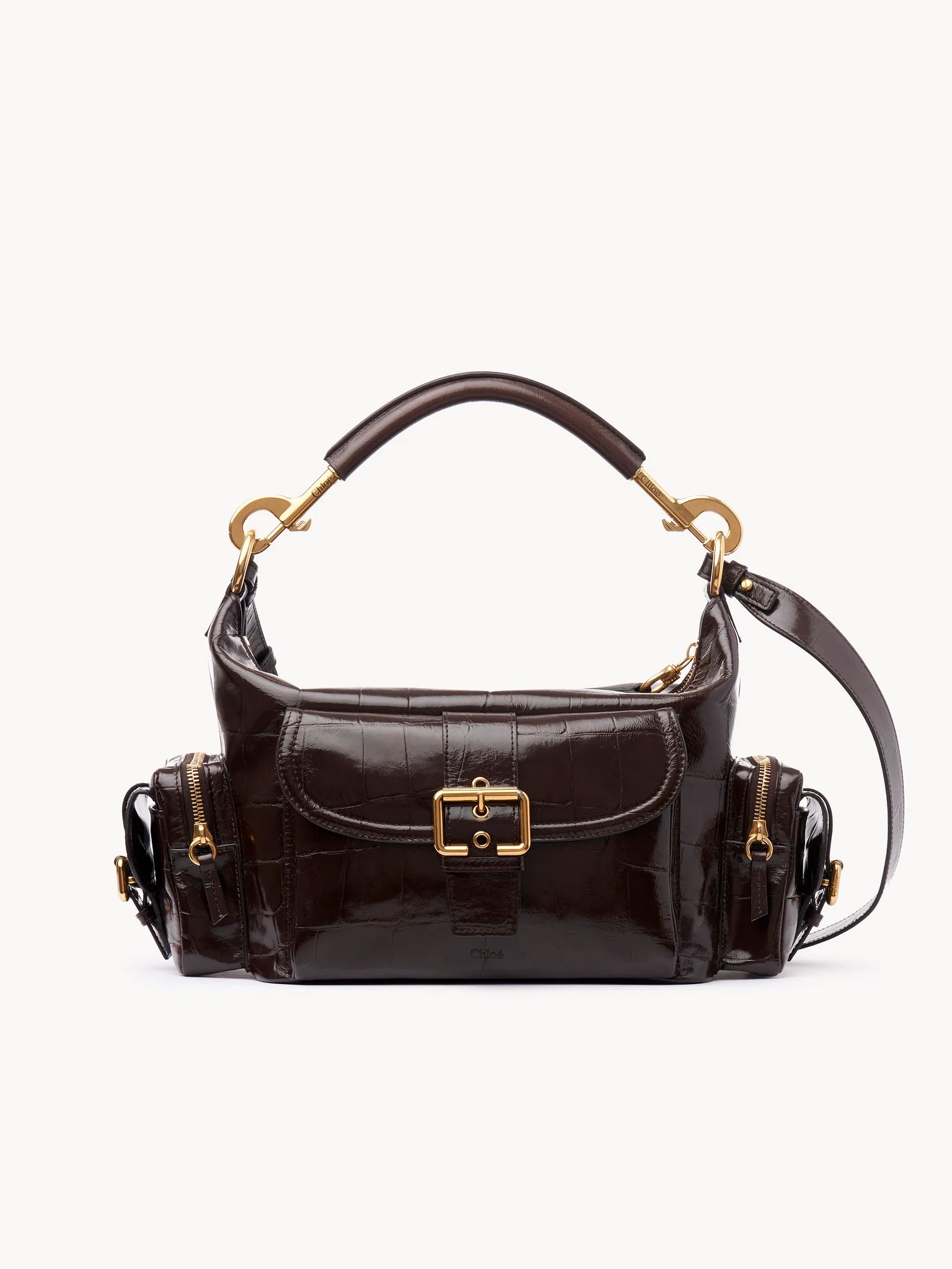 Chloé - Camera bag in croco-effect leather - Image 8