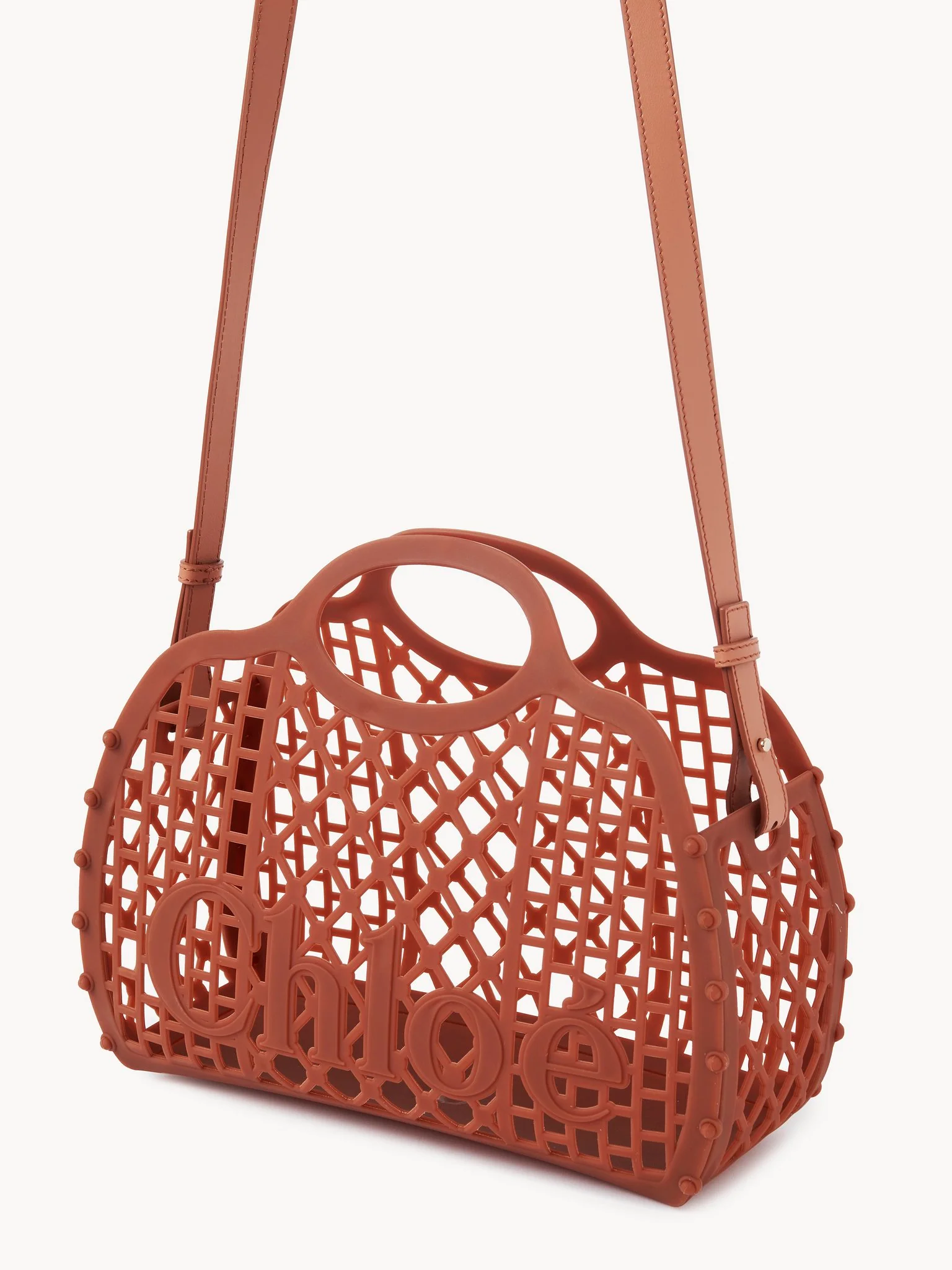 Chloé - Chloé Cage tote bag in jelly - Image 5