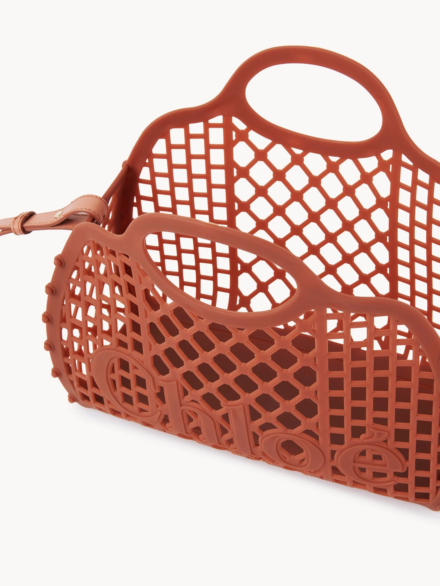 Chloé - Chloé Cage tote bag in jelly - Image 7