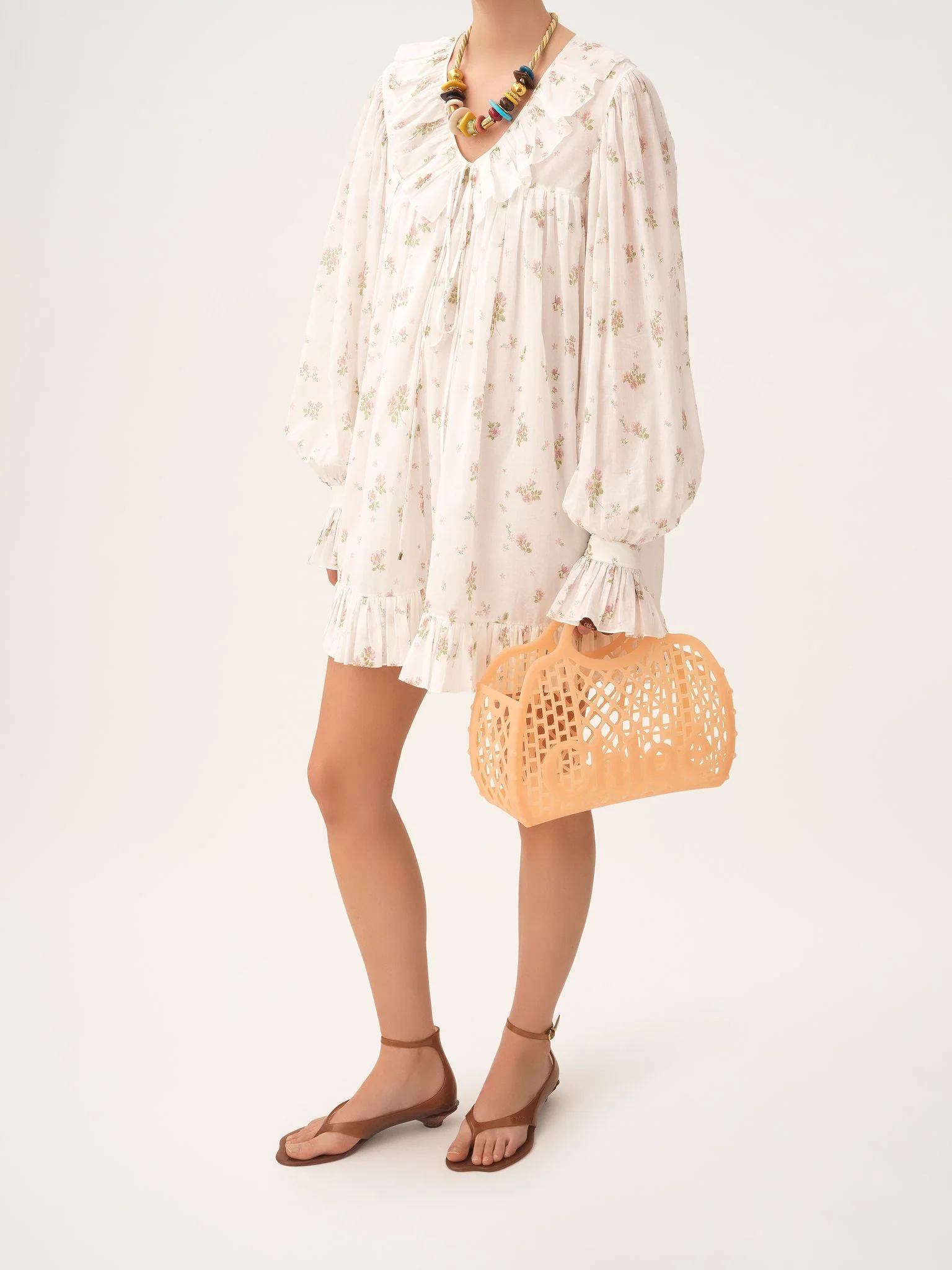 Chloé - Chloé Cage tote bag in jelly - Image 3