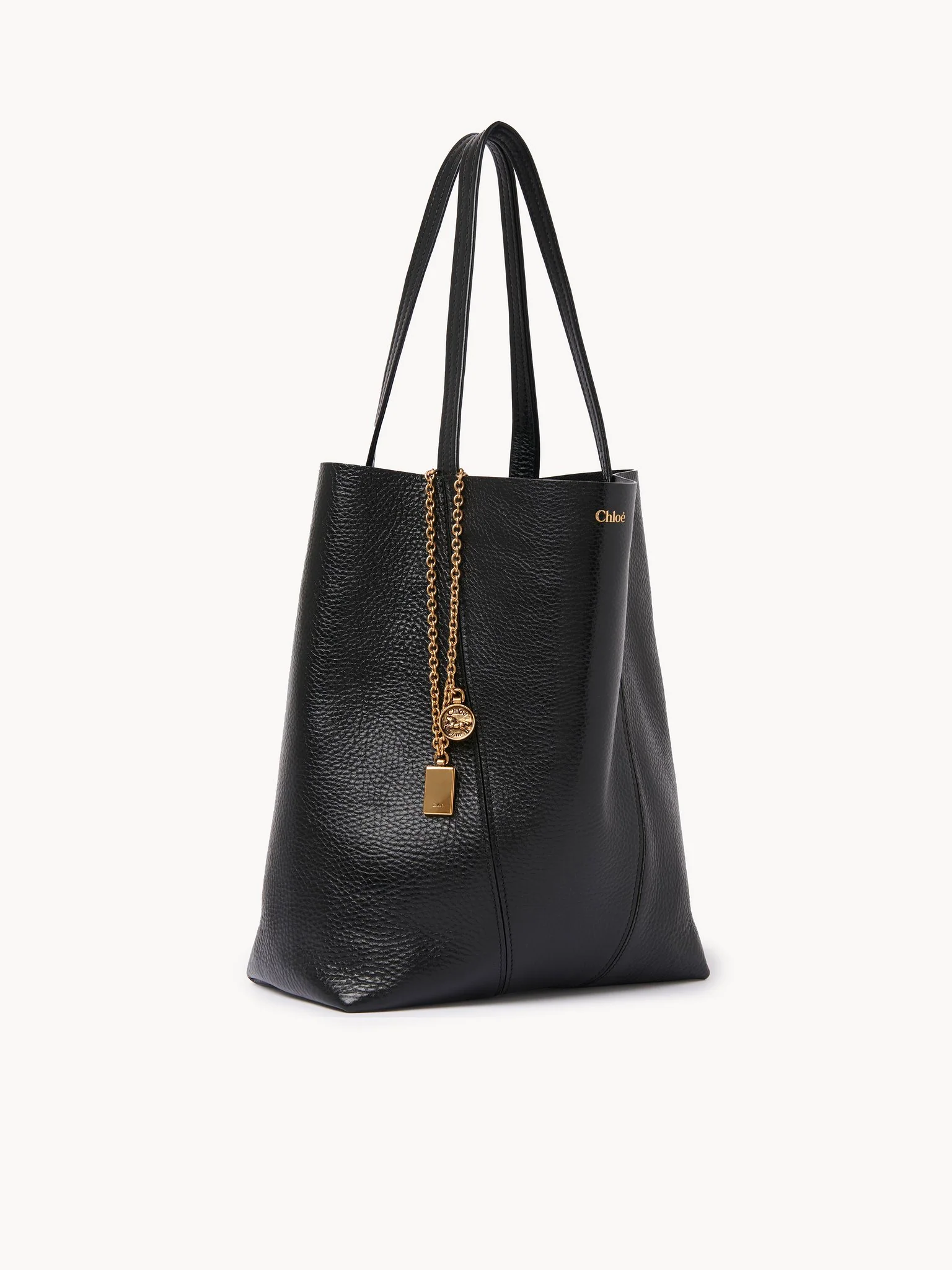 Chloé - Chloé Spin tote bag in grained leather - Image 8