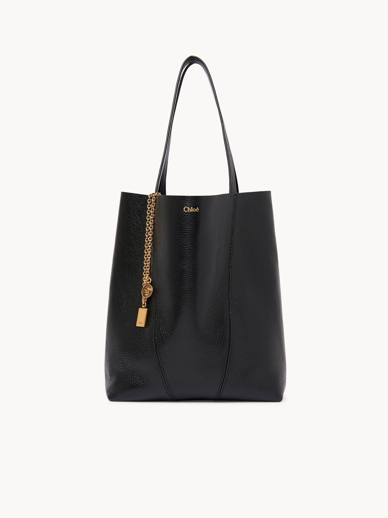 Chloé - Chloé Spin tote bag in grained leather - Image 9