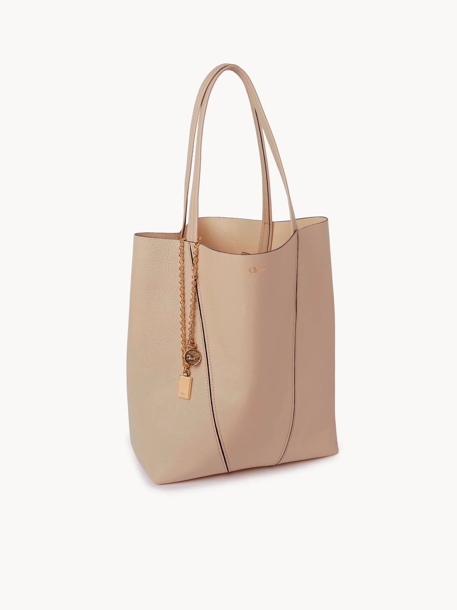 Chloé - Chloé Spin tote bag in grained leather - Image 2