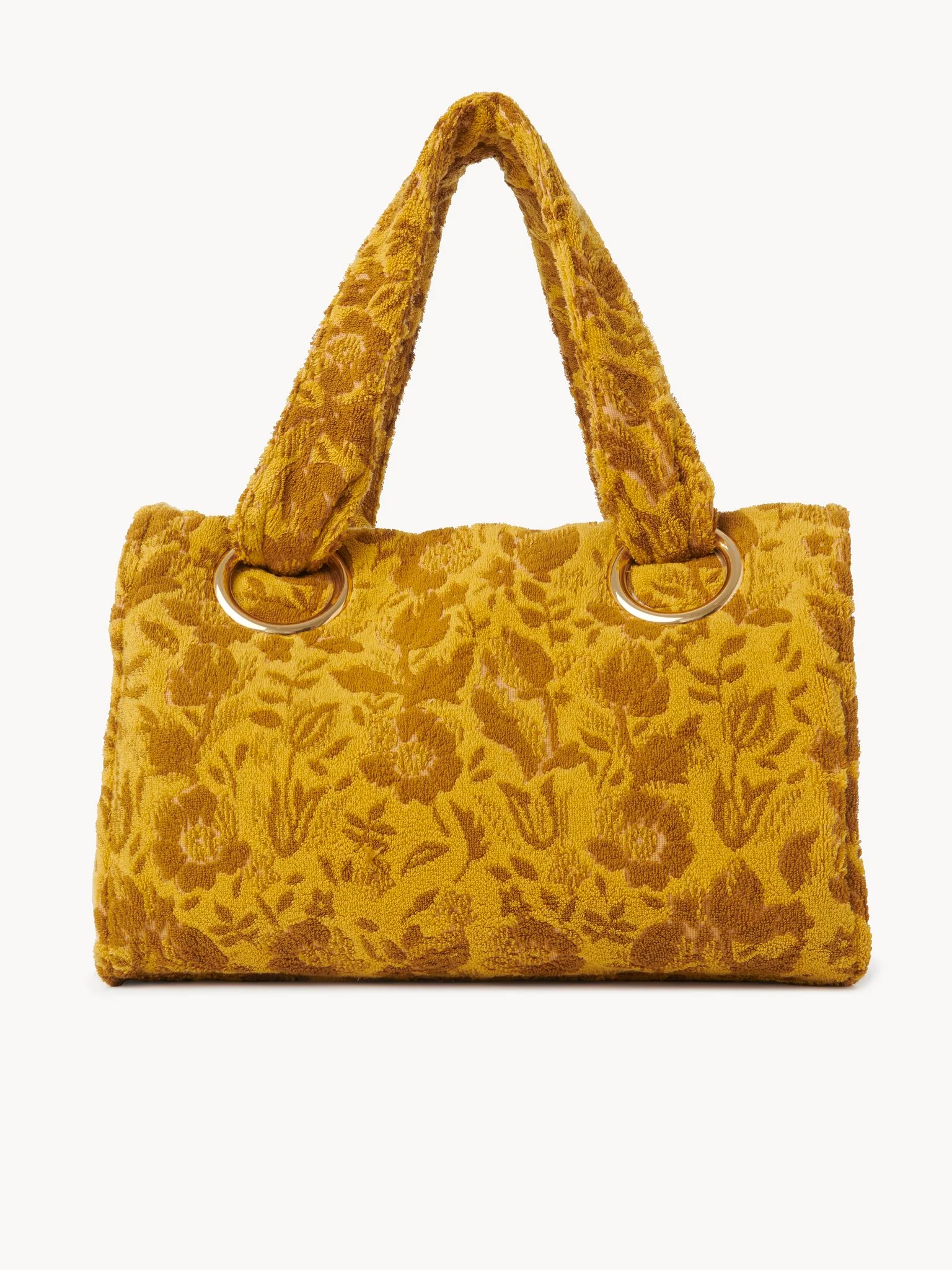 Chloé - Large Chloé Plage tote bag in jacquard terry - Image 6