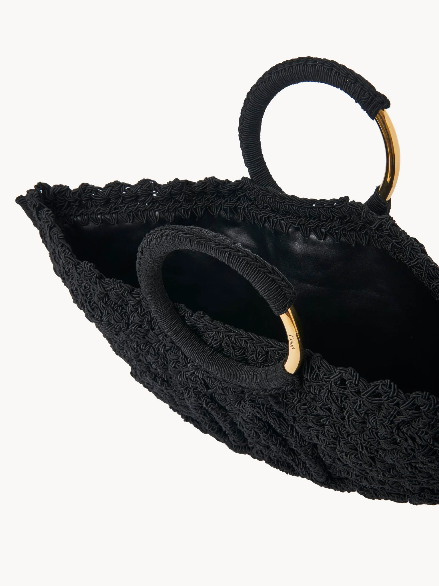 Chloé - Small Bracelet Paravent tote bag in crochet - Image 7