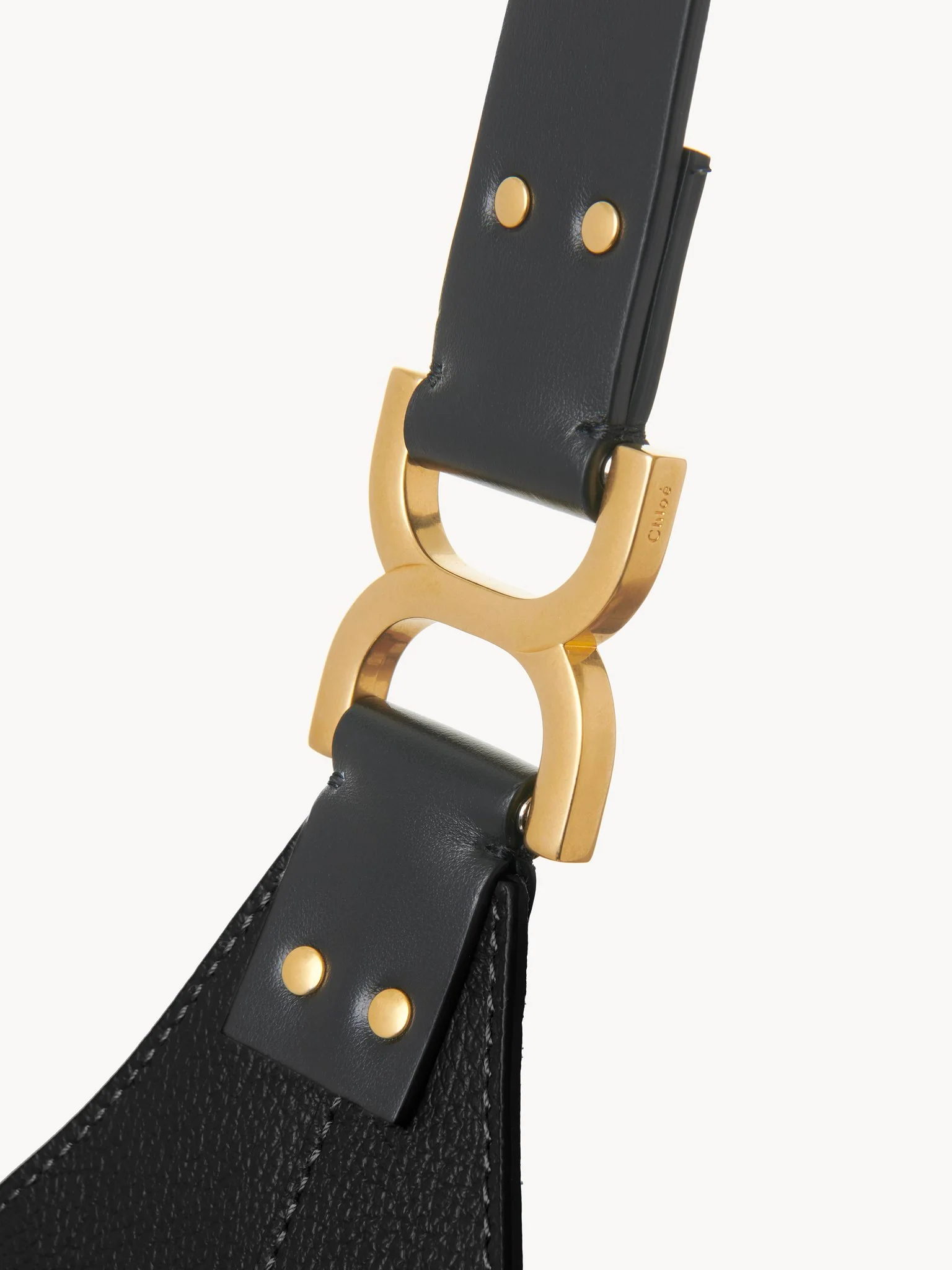 Chloé - Small Marcie hobo bag in grained leather - Image 3