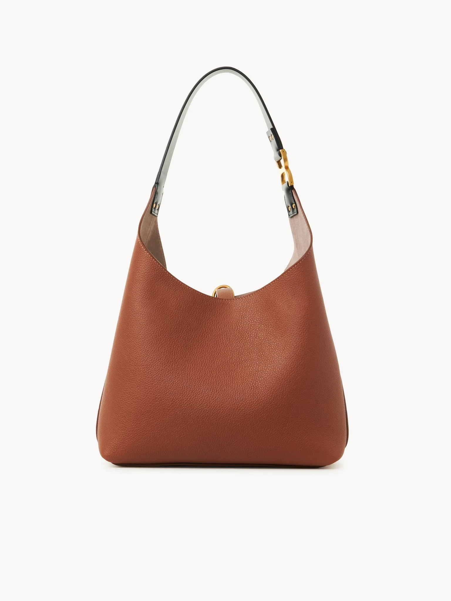 Chloé - Small Marcie hobo bag in grained leather - Image 6